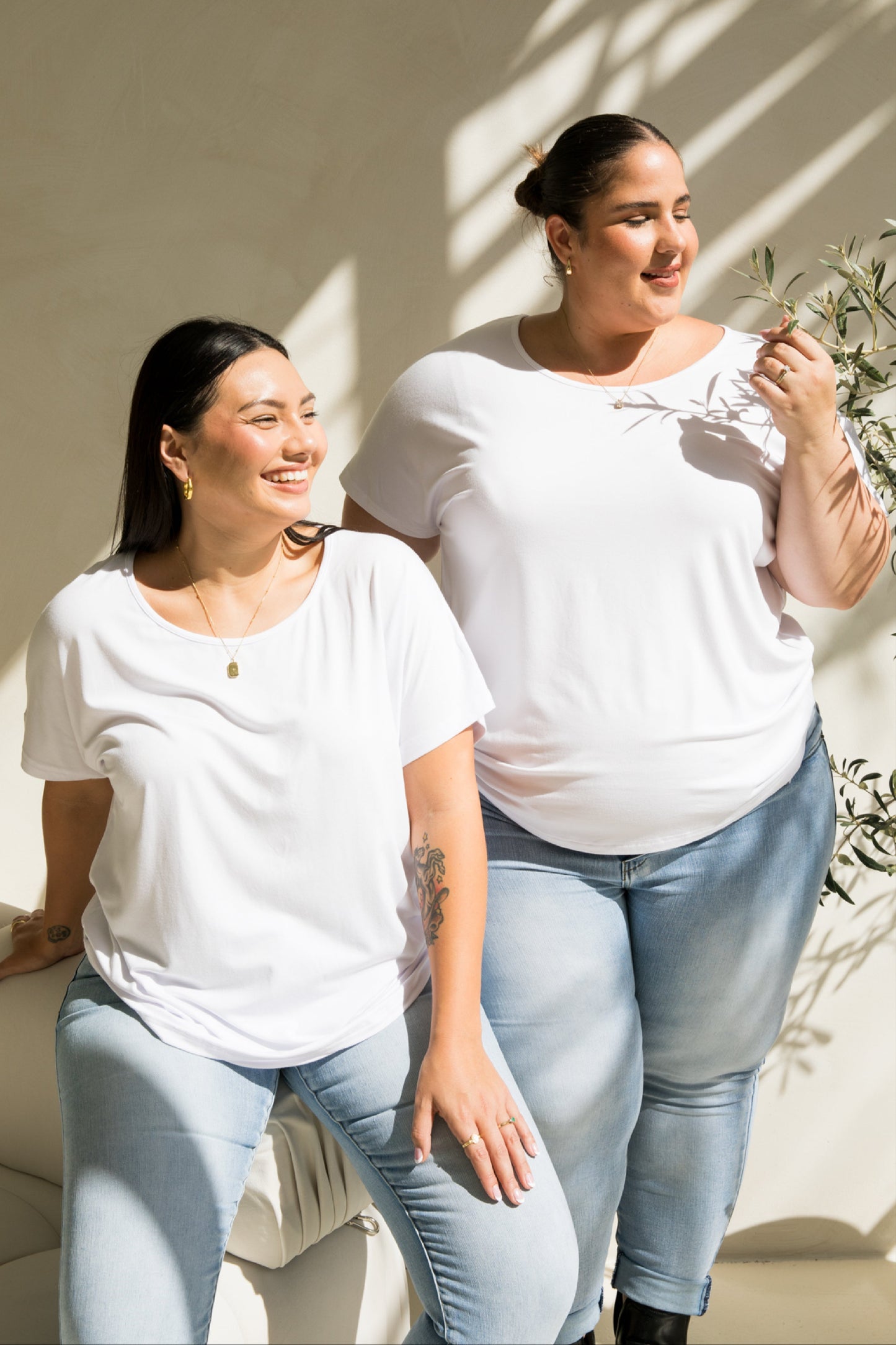 Destiny Bamboo Top | White