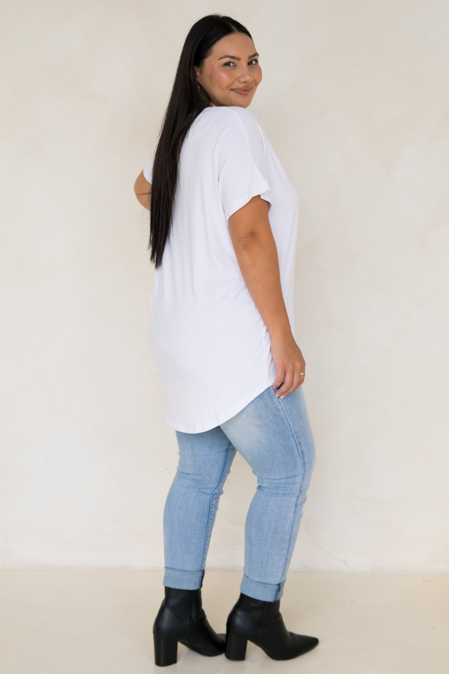 Destiny Bamboo Top | White
