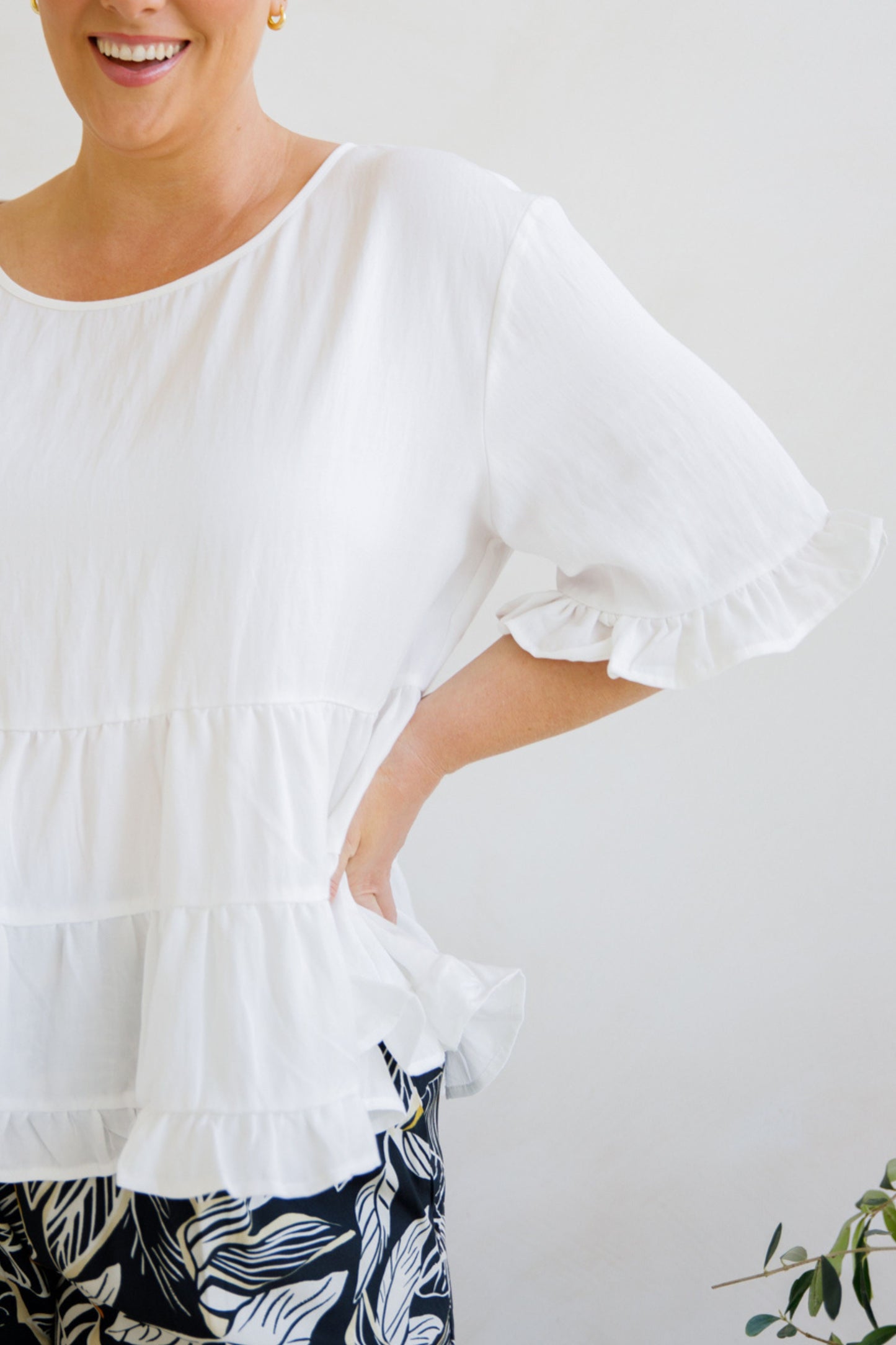 Ella Top | White | FINAL SALE