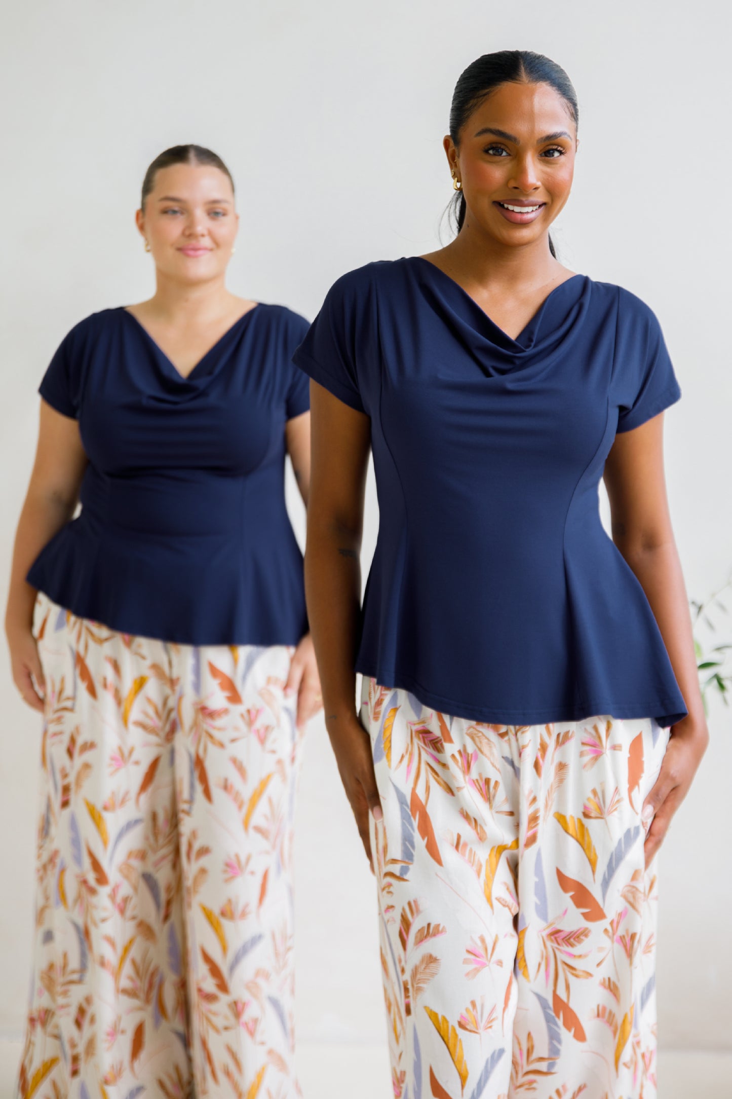 Eve Bamboo Top | Navy | FINAL SALE