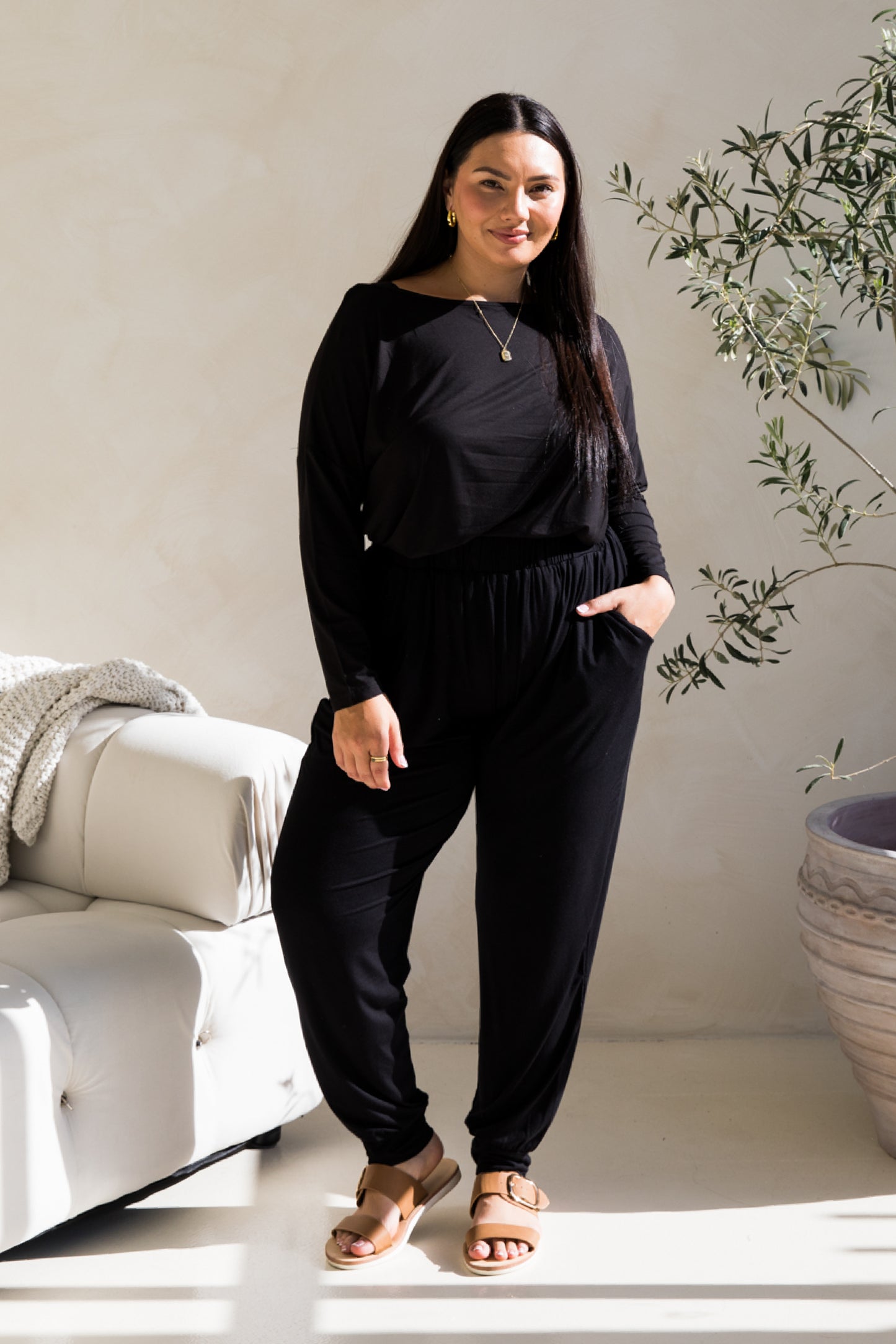 Everyday Bamboo Pant | Black