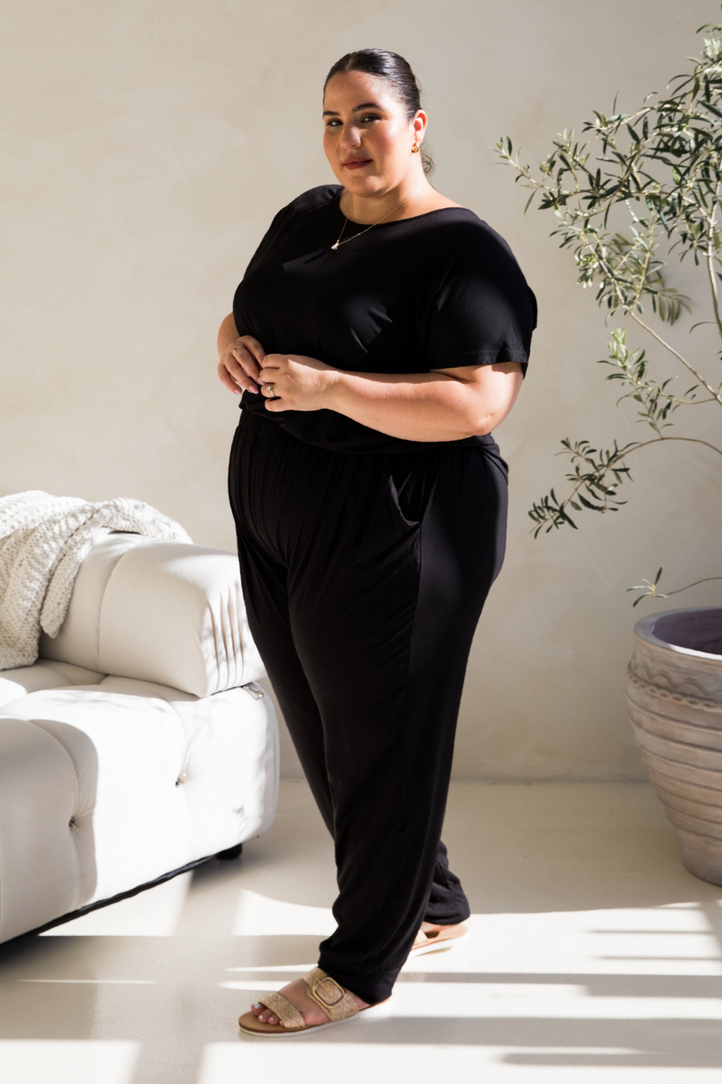 Everyday Bamboo Pant | Black