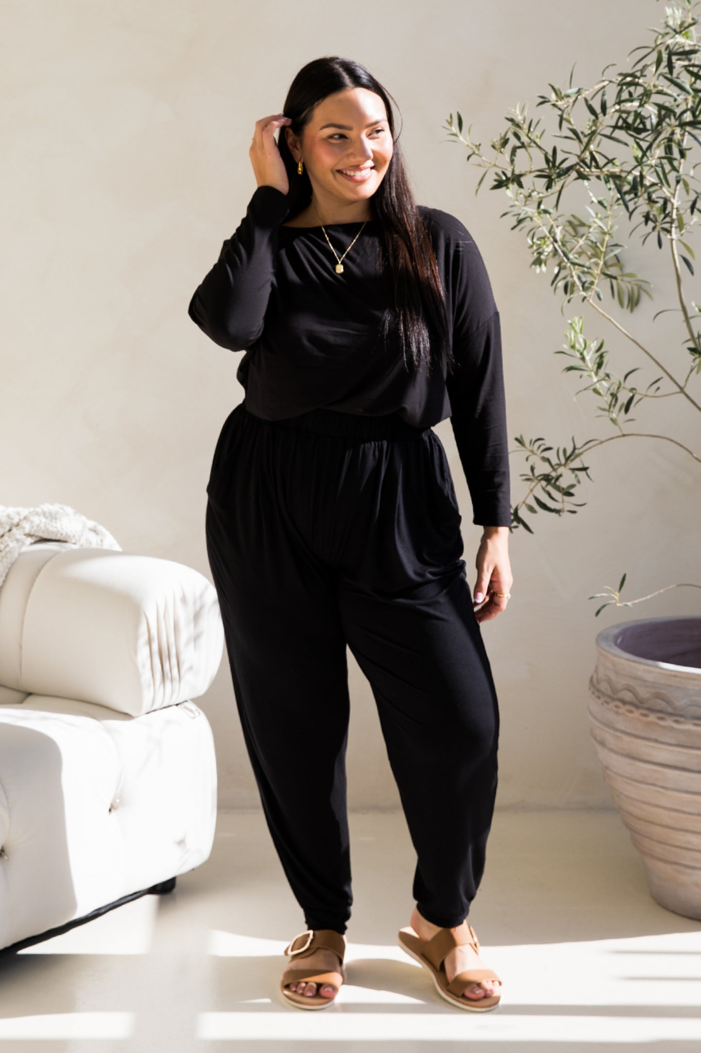 Everyday Bamboo Pant | Black