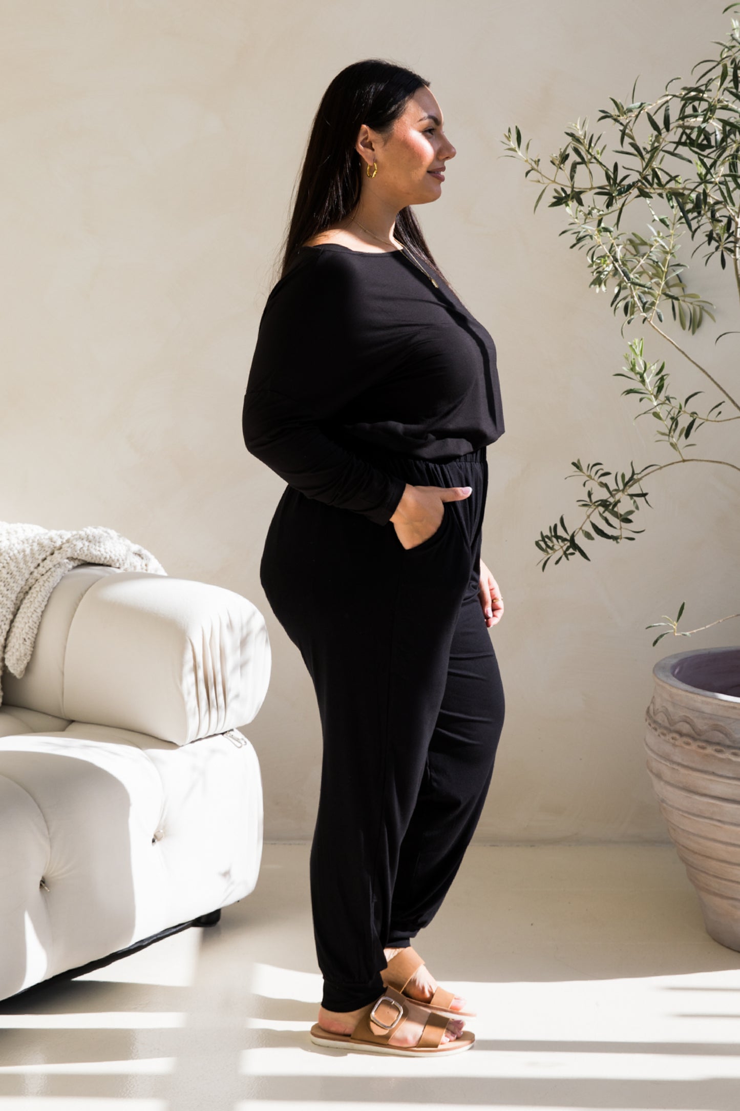 Everyday Bamboo Pant | Black