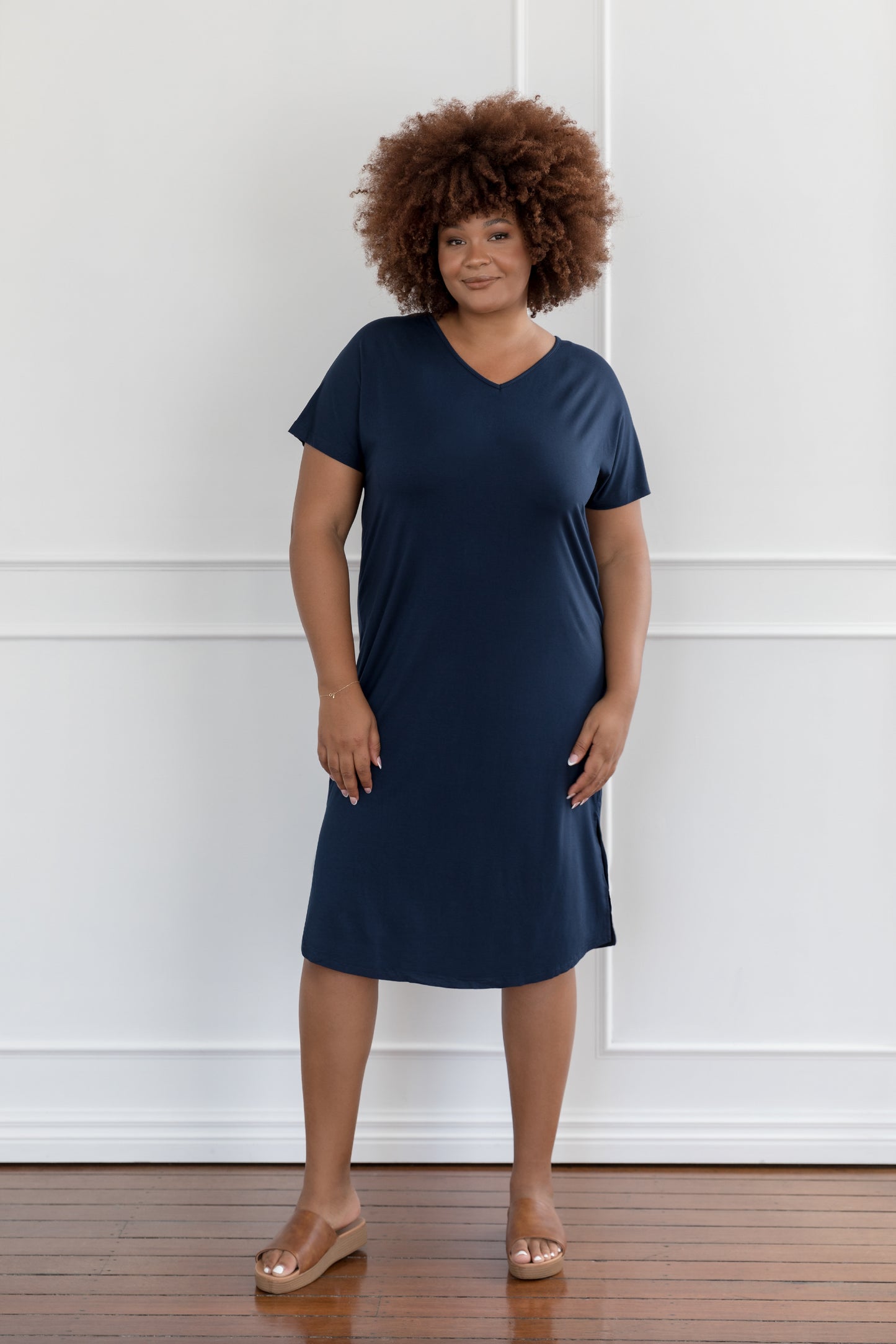 Plus-Sized Navy Dresses | PQ Collection | Fate Dress