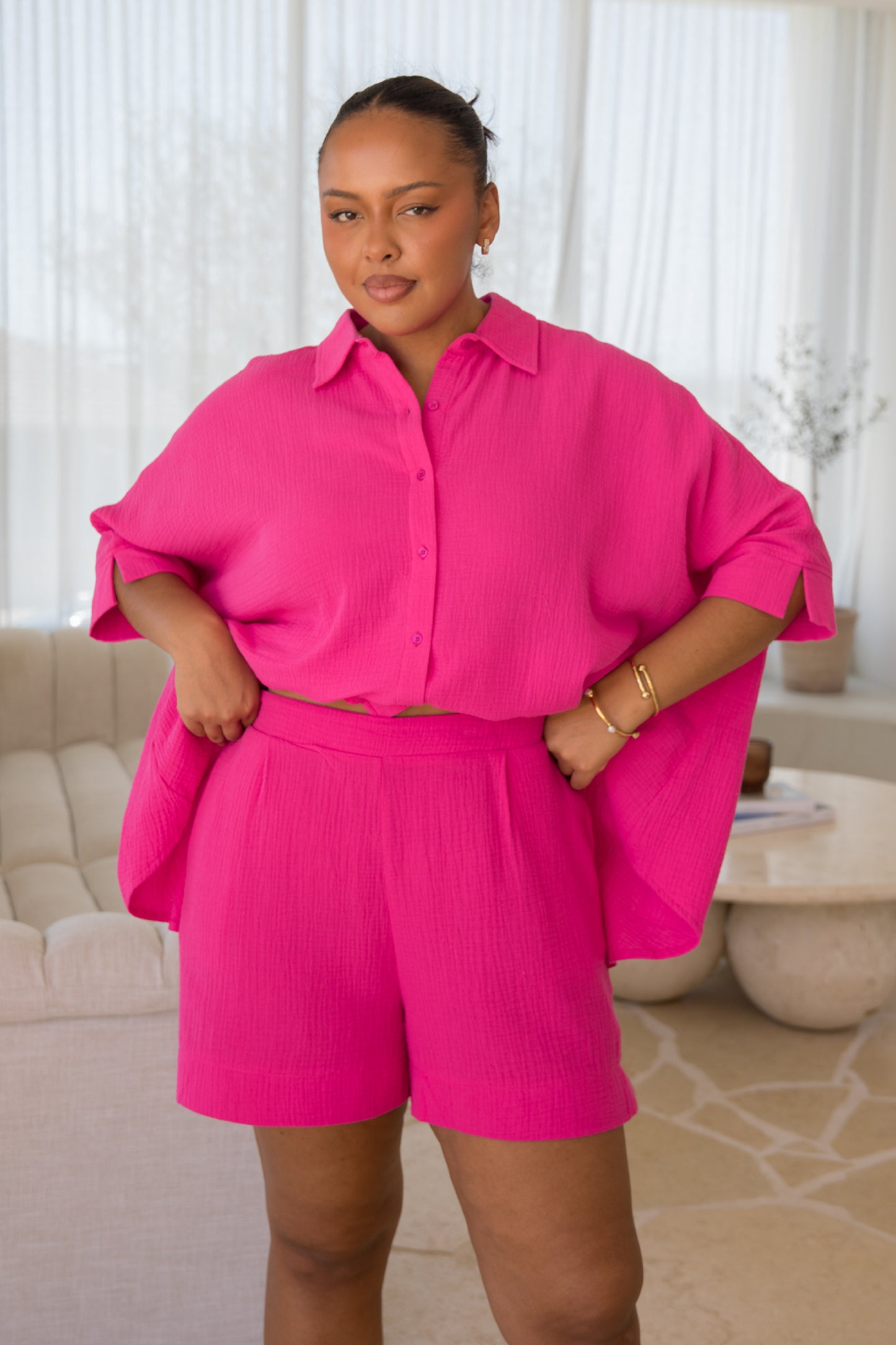 Florence Shorts | Flamingo | FINAL SALE