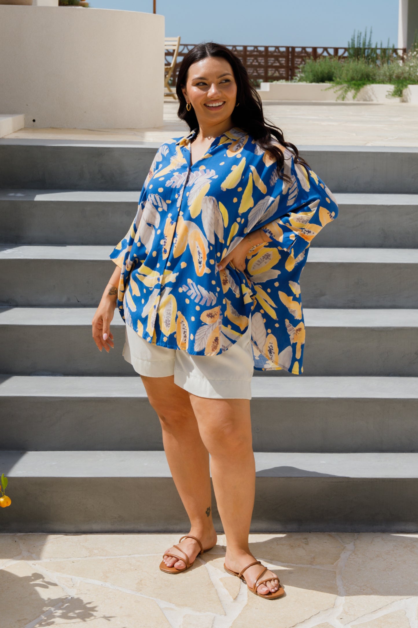 Florence Shirt | Blue Fruit Punch | FINAL SALE