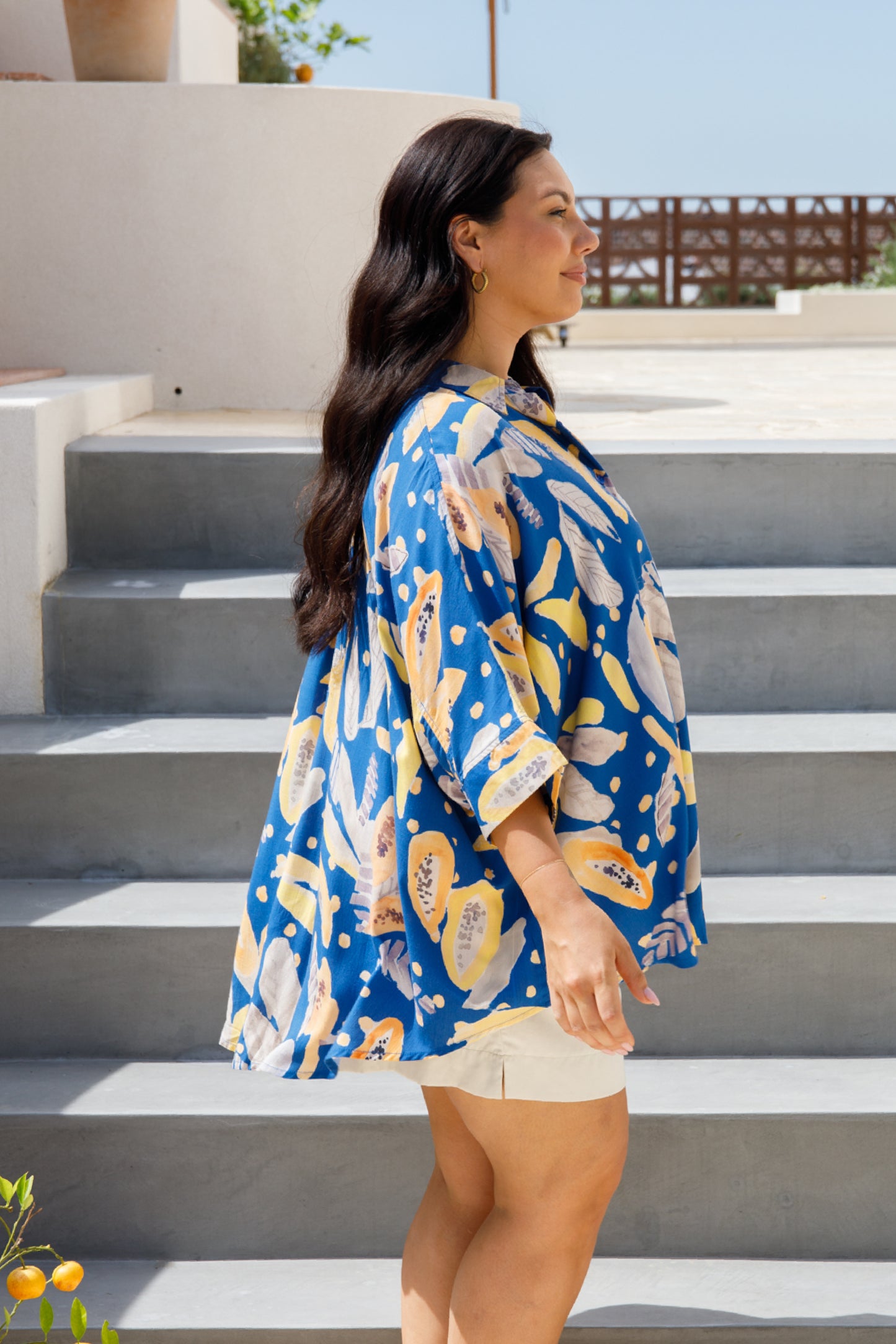 Florence Shirt | Blue Fruit Punch | FINAL SALE