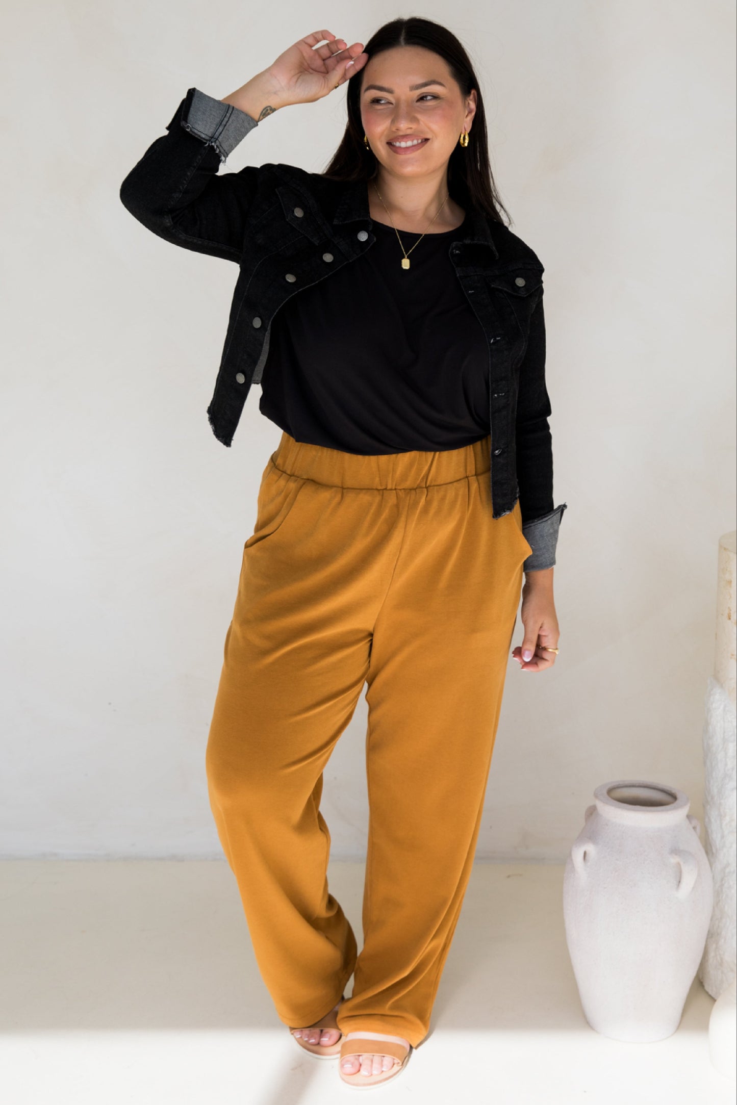 Frayed Denim Jacket | Black | FINAL SALE