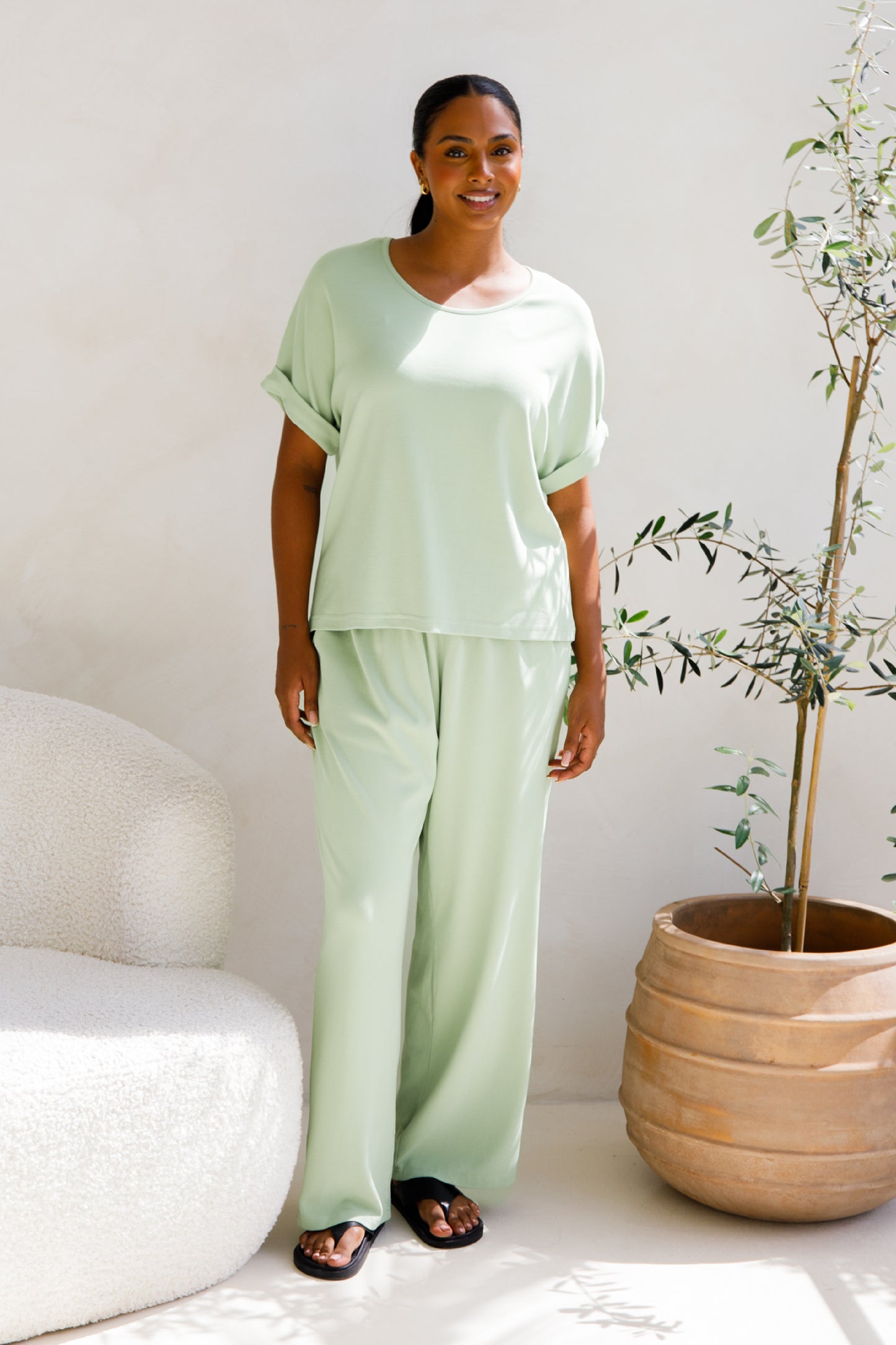 Gigi Lounge Pant | Sage