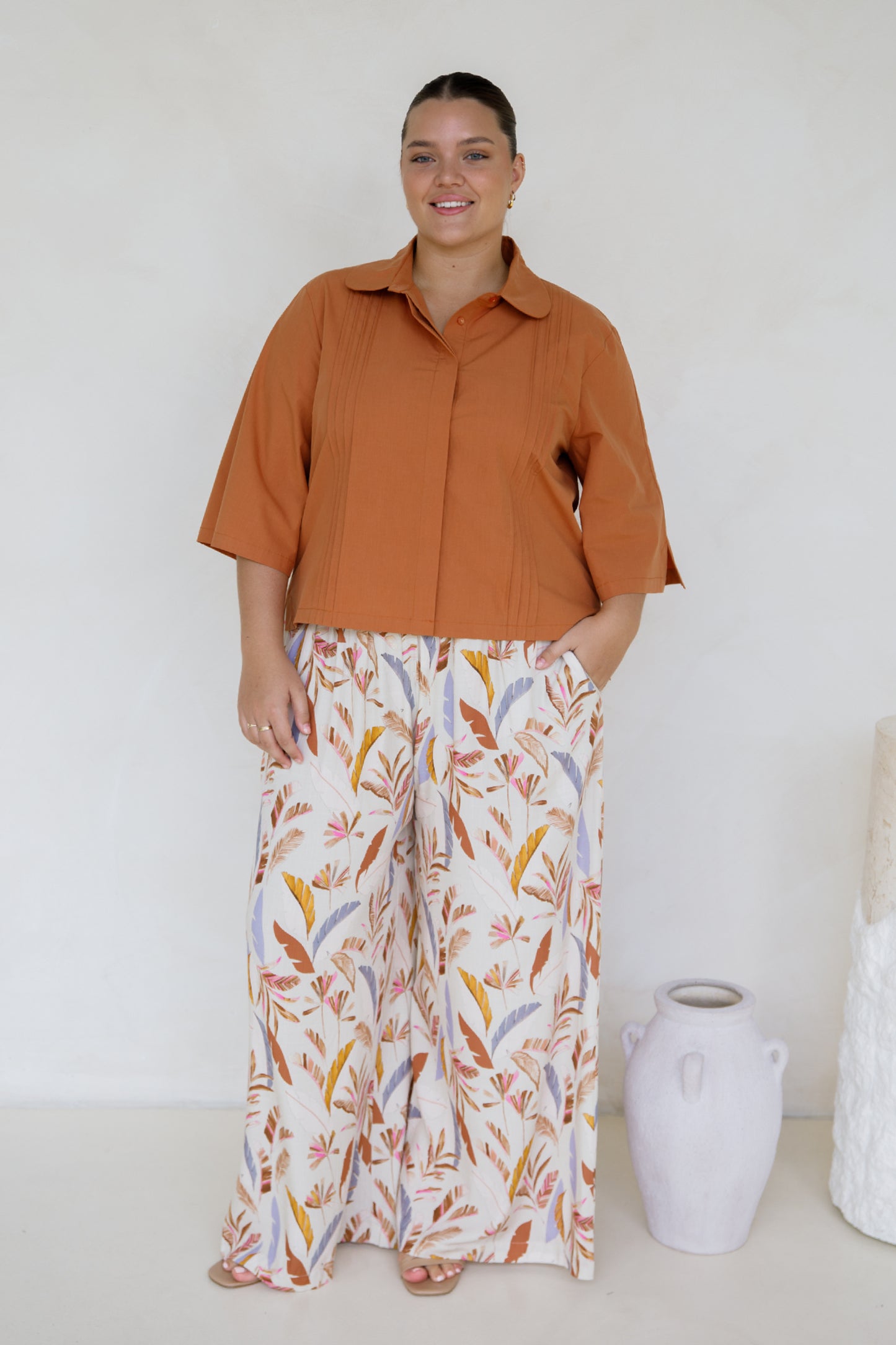 Holly Shirt | Clay | FINAL SALE