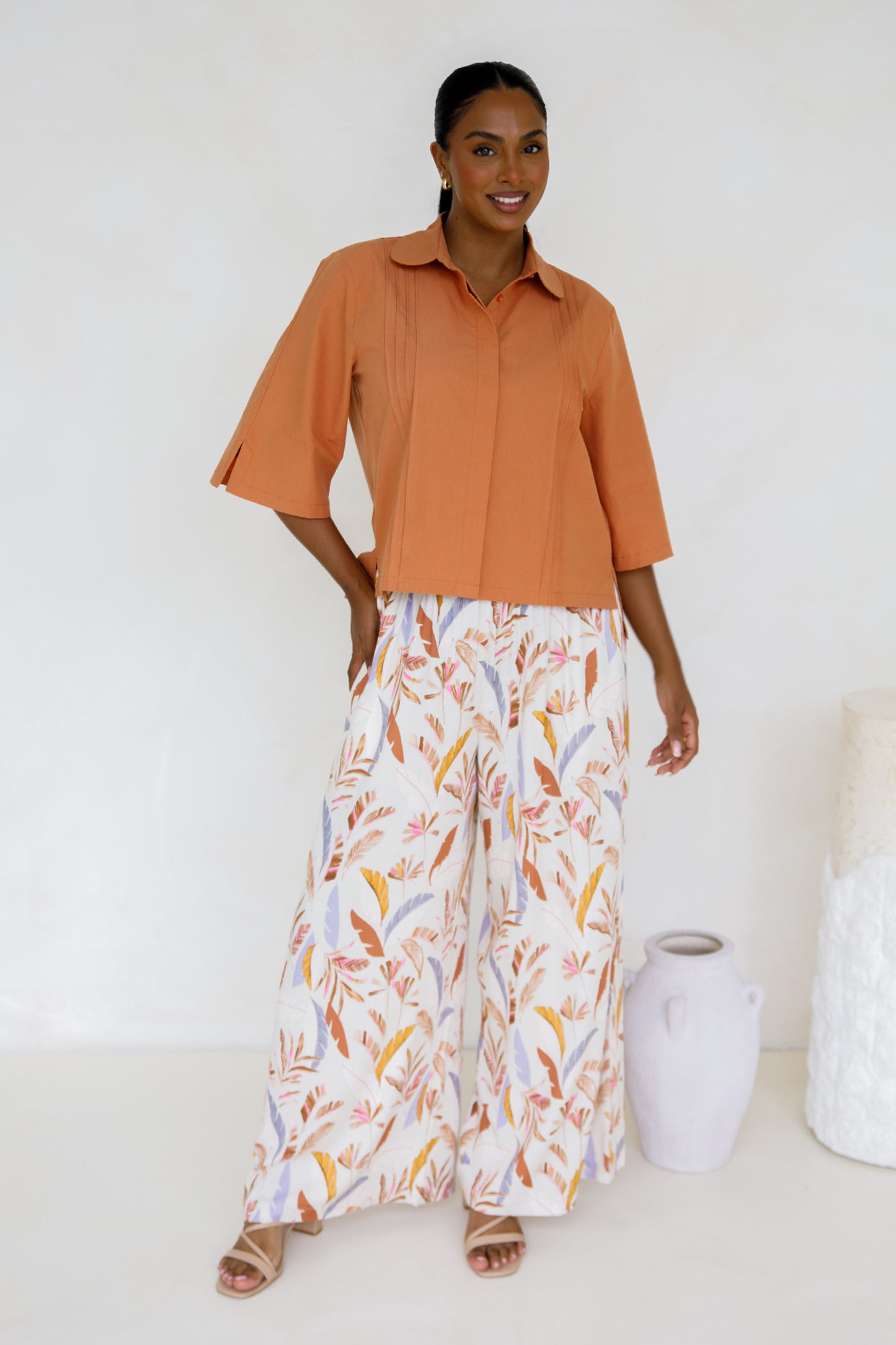 Holly Shirt | Clay | FINAL SALE