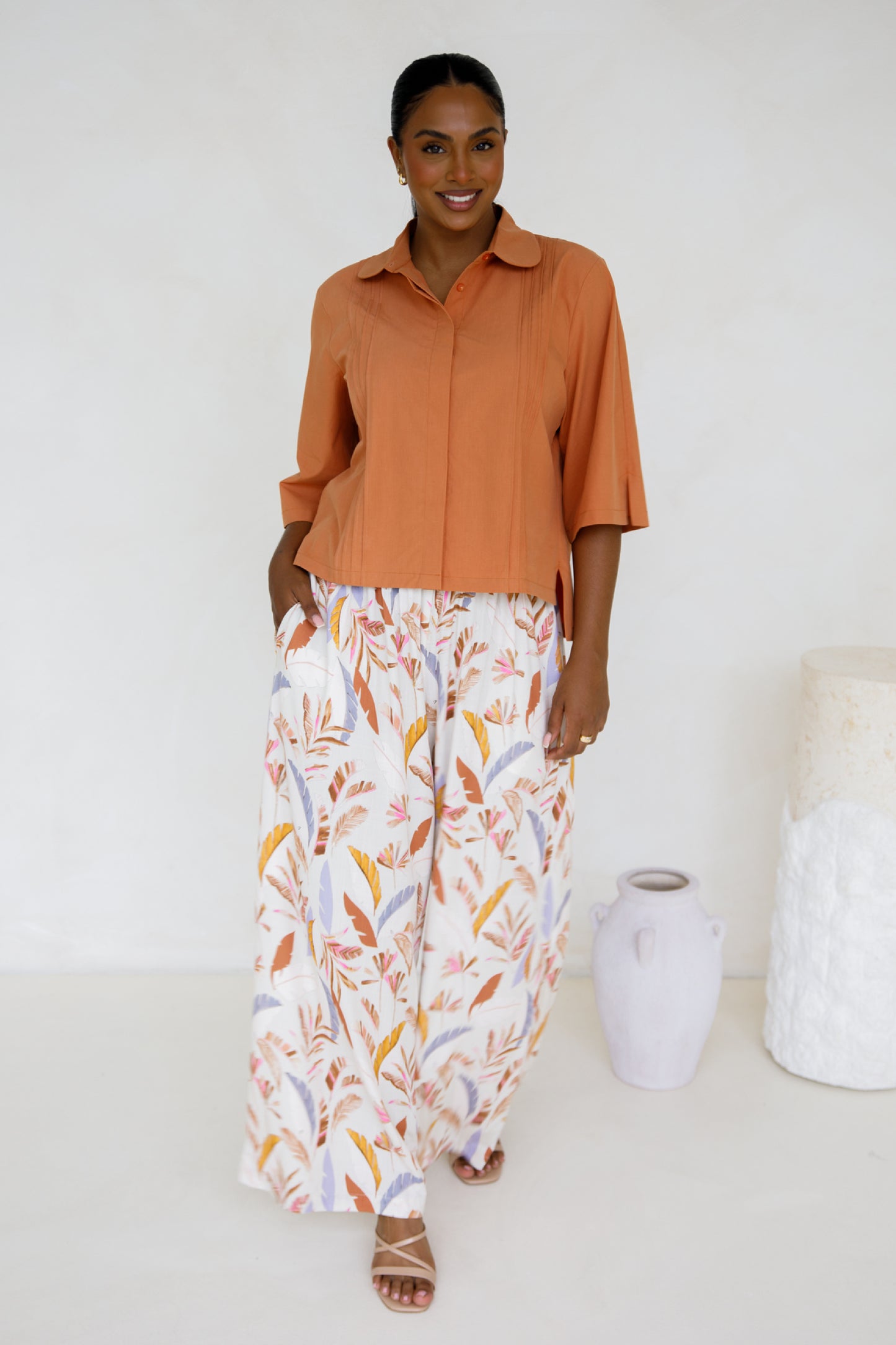 Holly Shirt | Clay | FINAL SALE