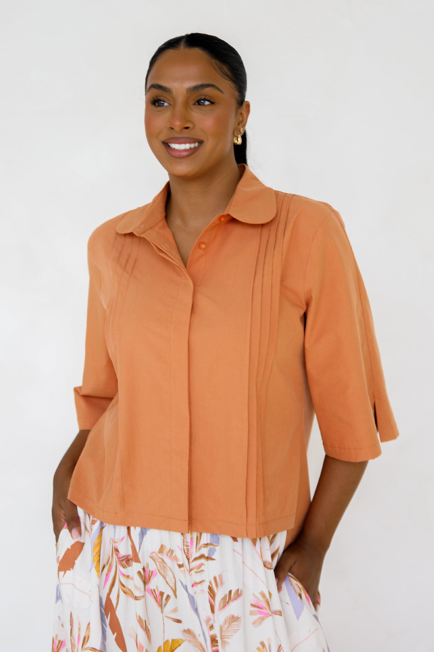 Holly Shirt | Clay | FINAL SALE