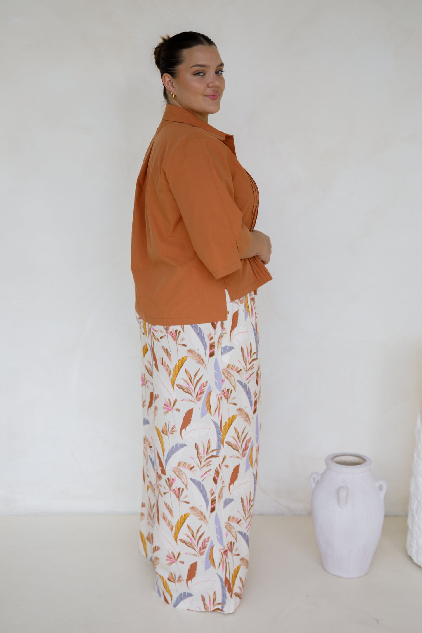 Holly Shirt | Clay | FINAL SALE