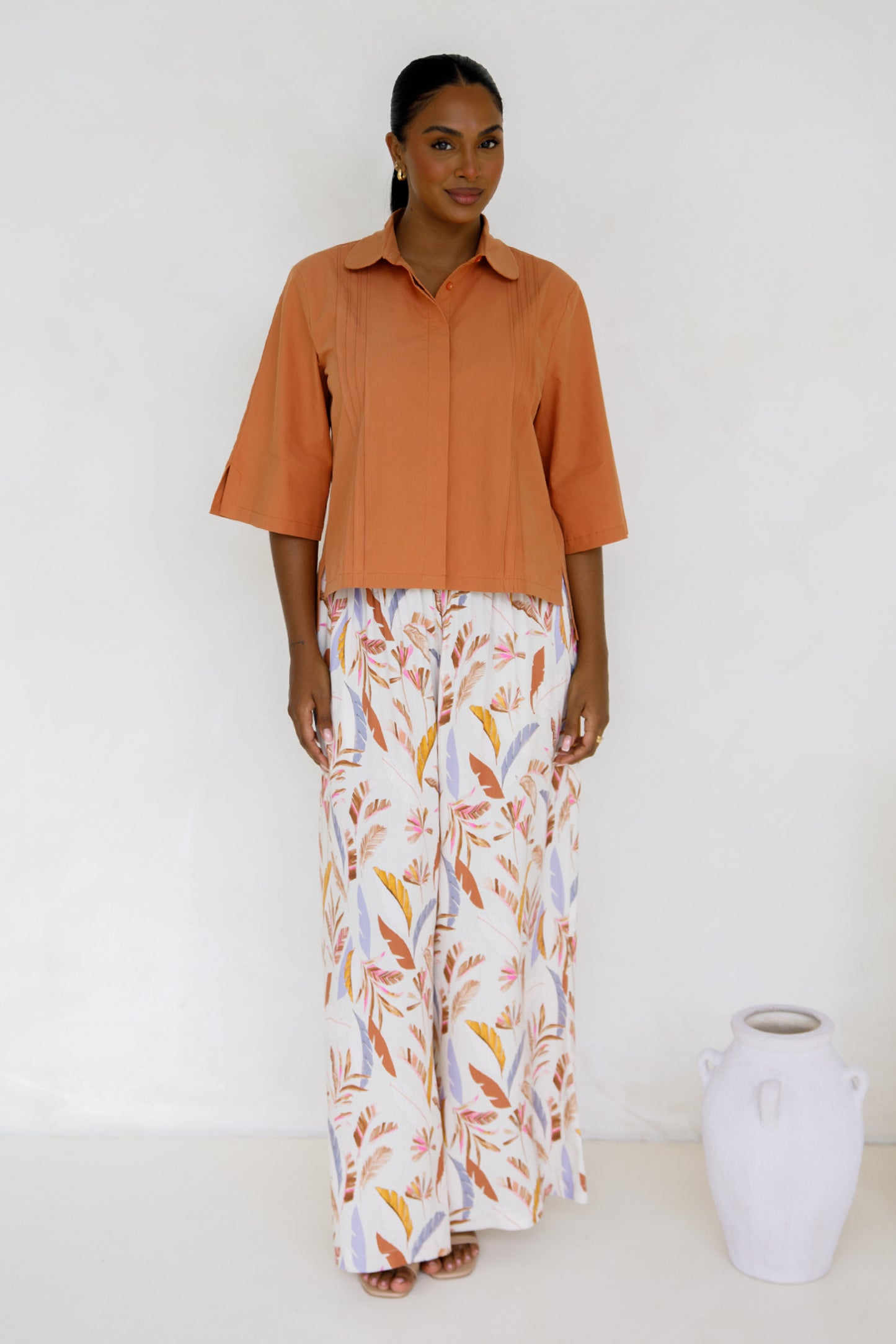 Holly Shirt | Clay | FINAL SALE