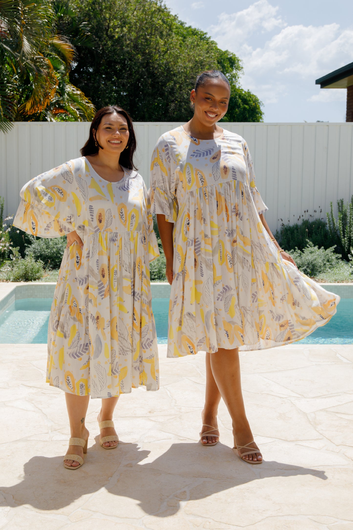 Ivy Dress | White Fruit Punch