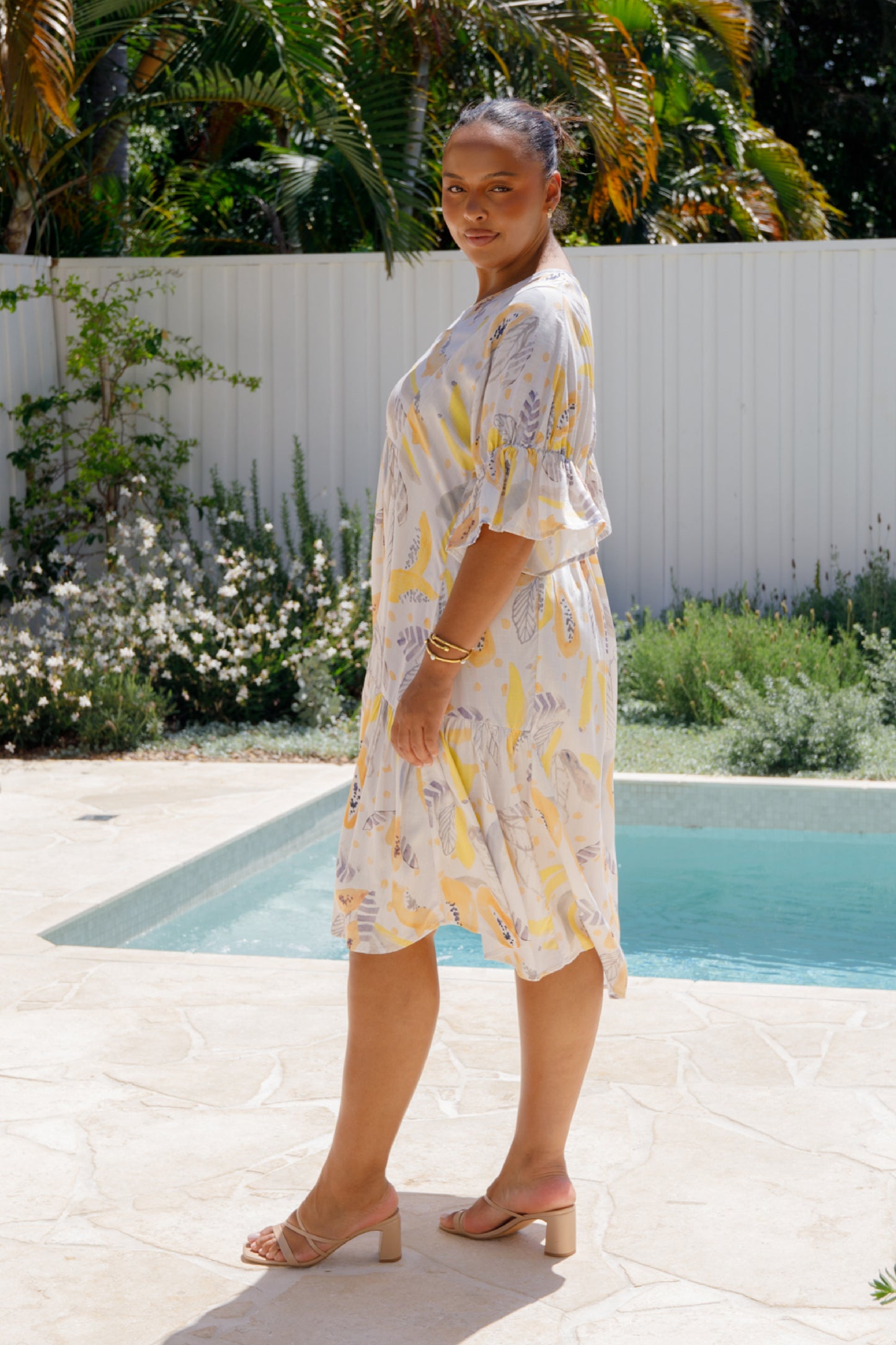 Ivy Dress | White Fruit Punch