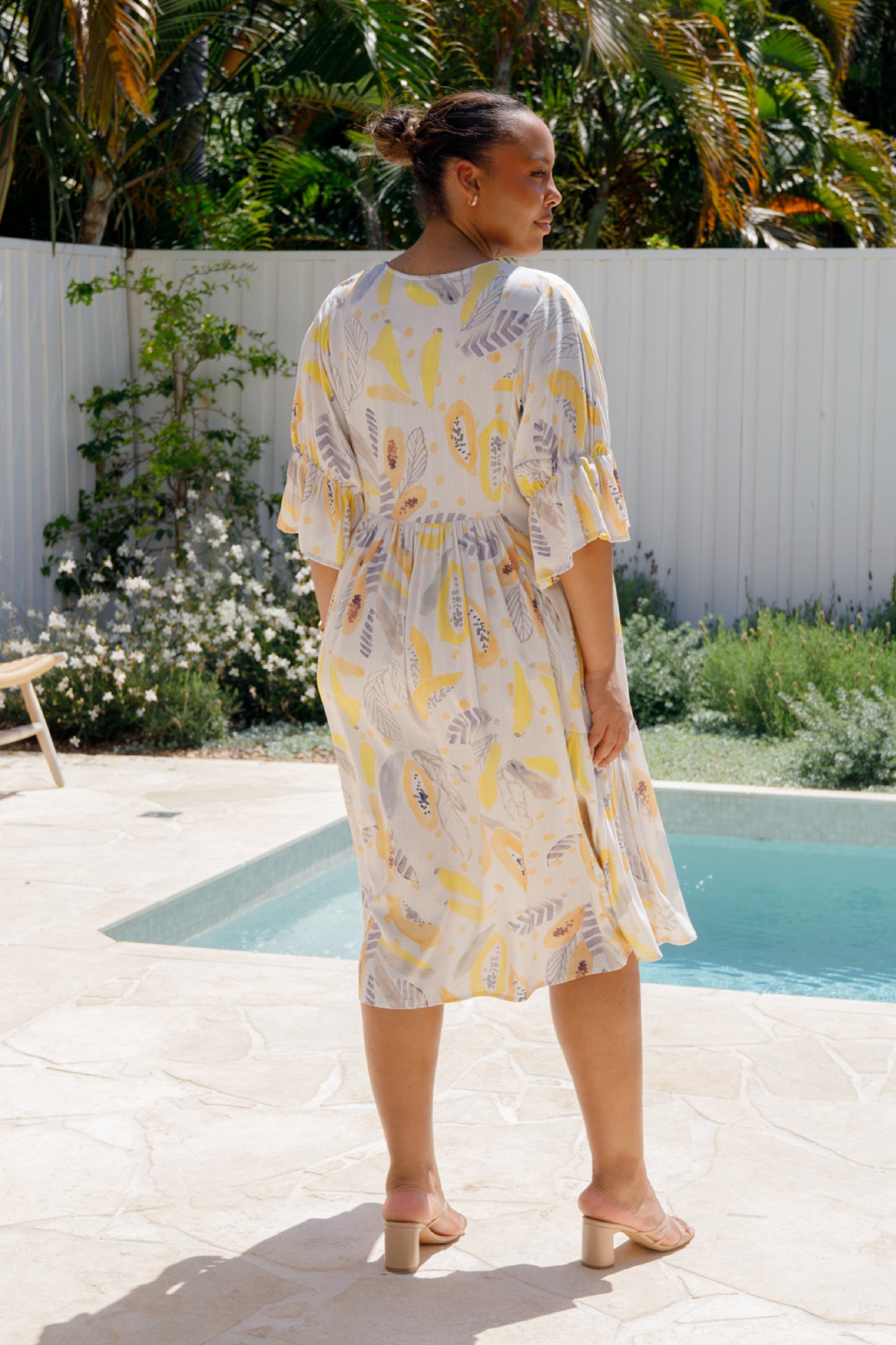 Ivy Dress | White Fruit Punch