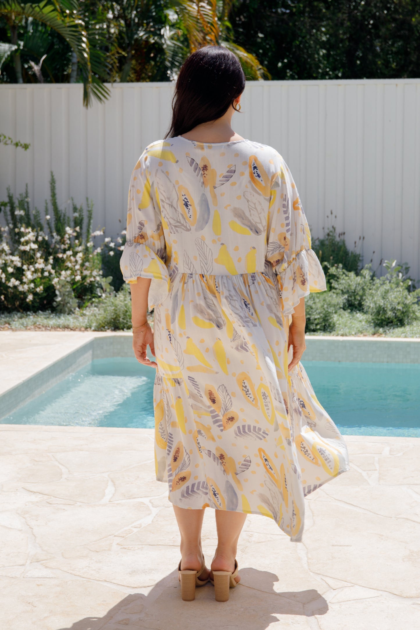 Ivy Dress | White Fruit Punch