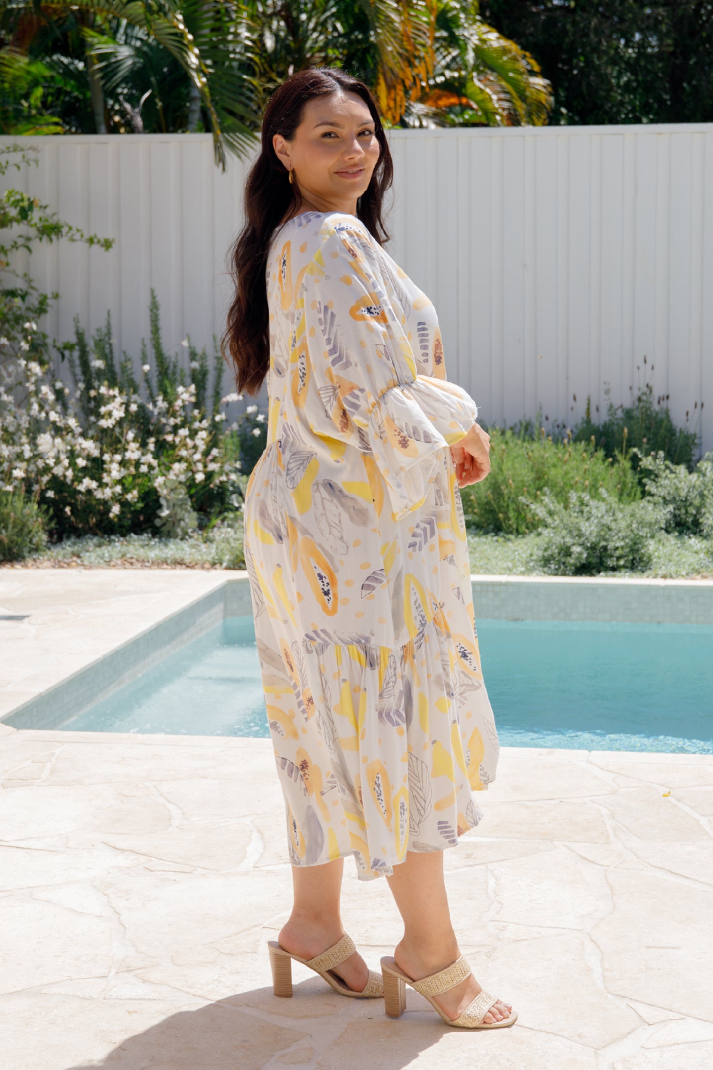Ivy Dress | White Fruit Punch