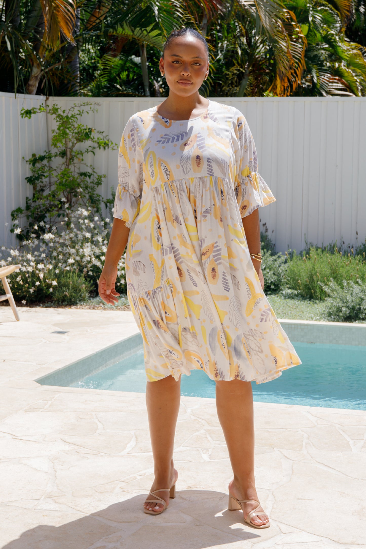 Ivy Dress | White Fruit Punch