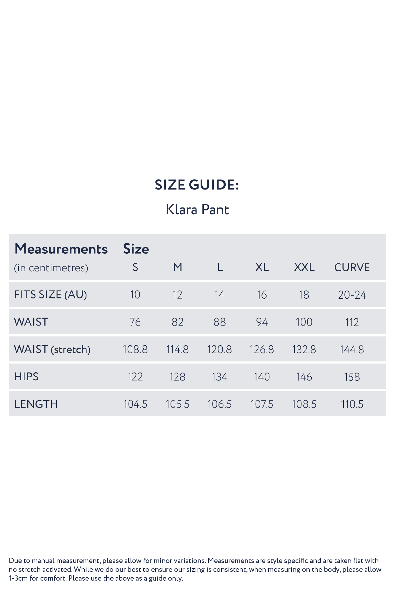 KLARA Lyocell Pant | Navy | FINAL SALE