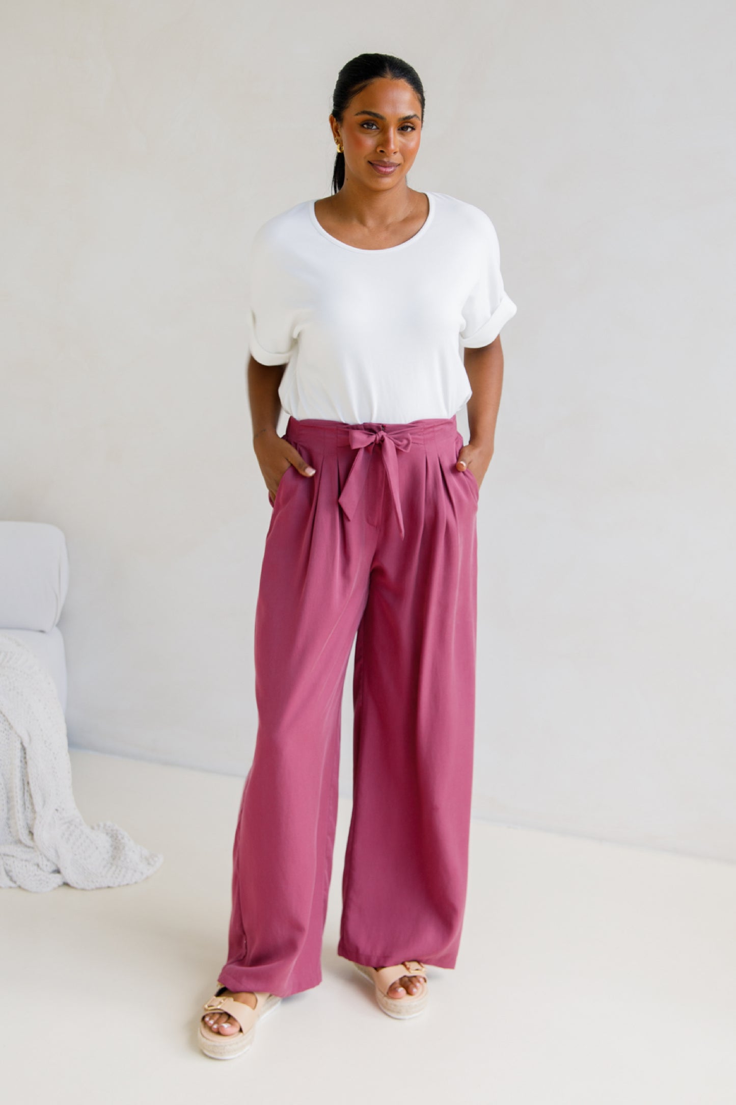 Klara Pant | Rosewood | FINAL SALE