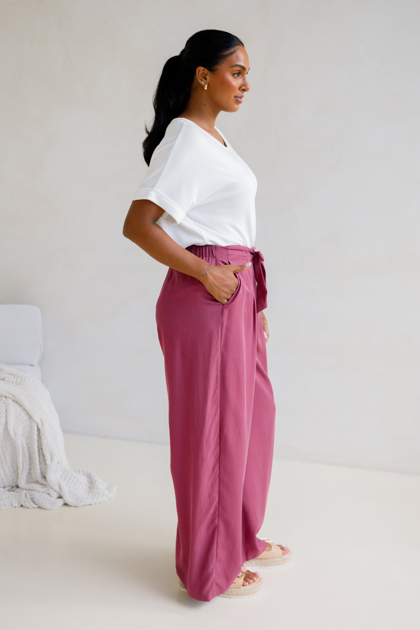 Klara Pant | Rosewood | FINAL SALE