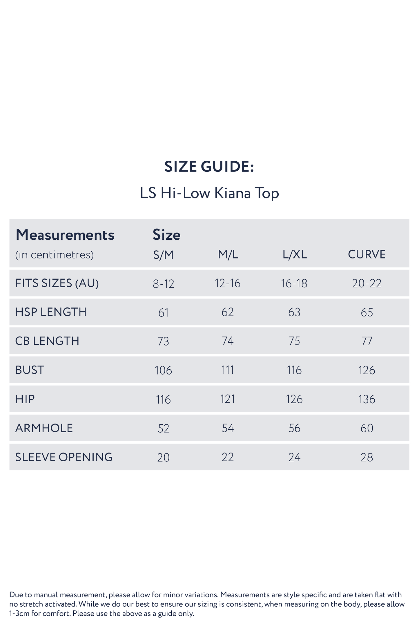 KIANA Bamboo Long-Sleeve Hi Lo Longline Top | Navy/White Stripe | FINAL SALE