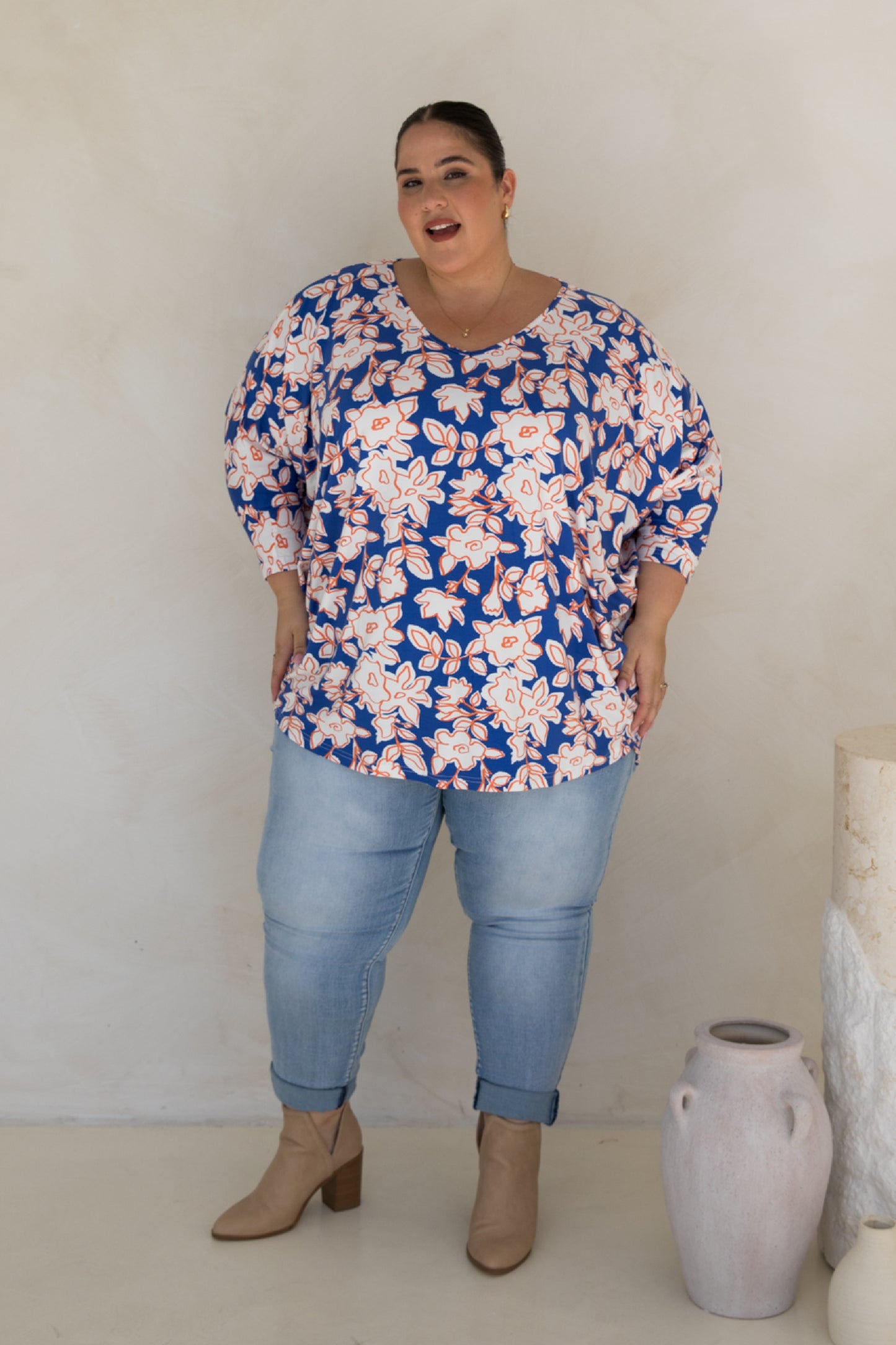 Long Sleeve Hi Low Miracle Top | Lucia | FINAL SALE