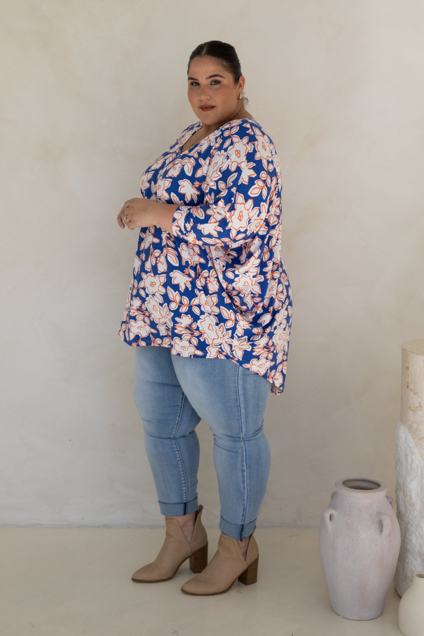Long Sleeve Hi Low Miracle Top | Lucia | FINAL SALE