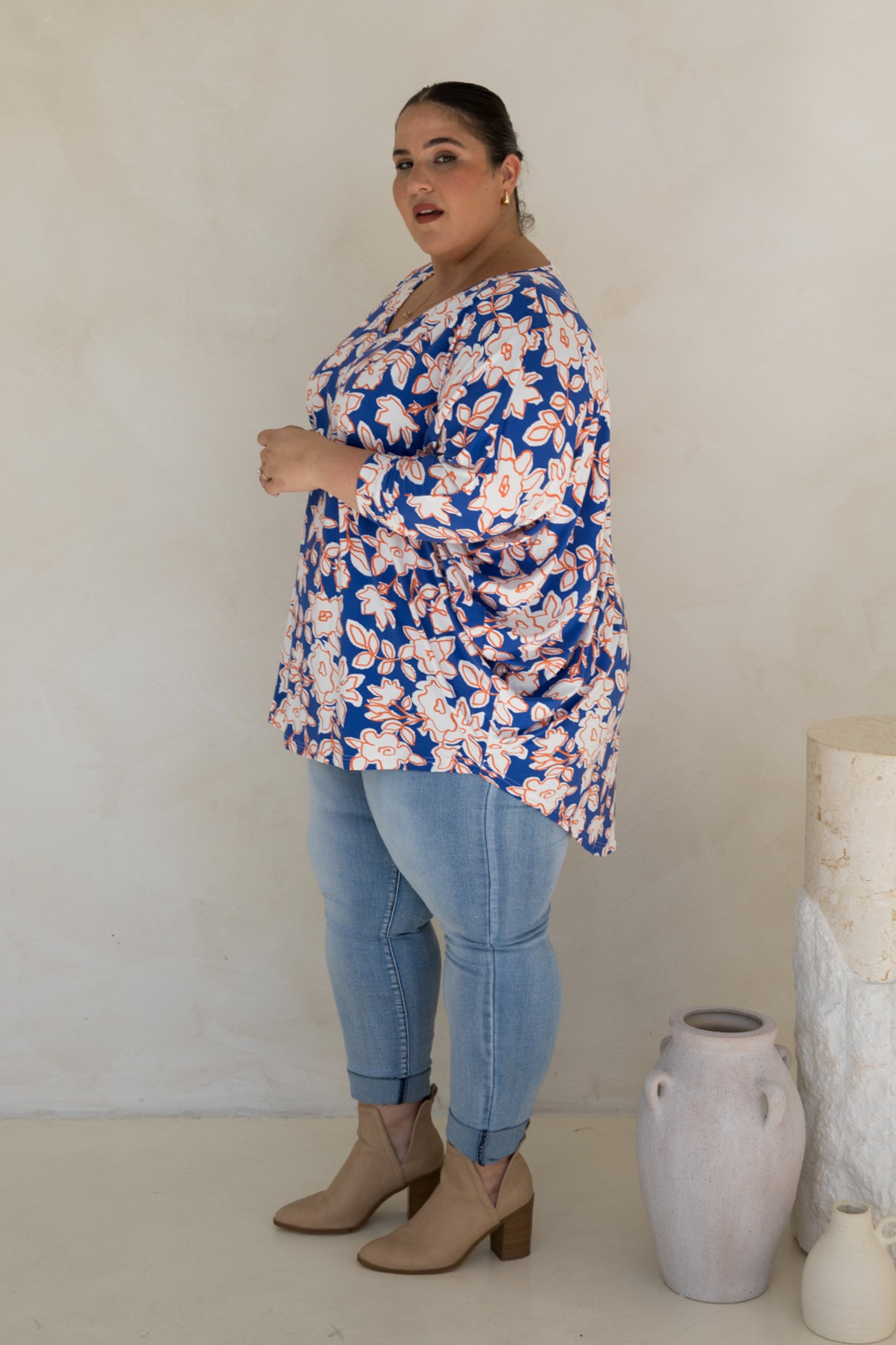 Long Sleeve Hi Low Miracle Top | Lucia | FINAL SALE