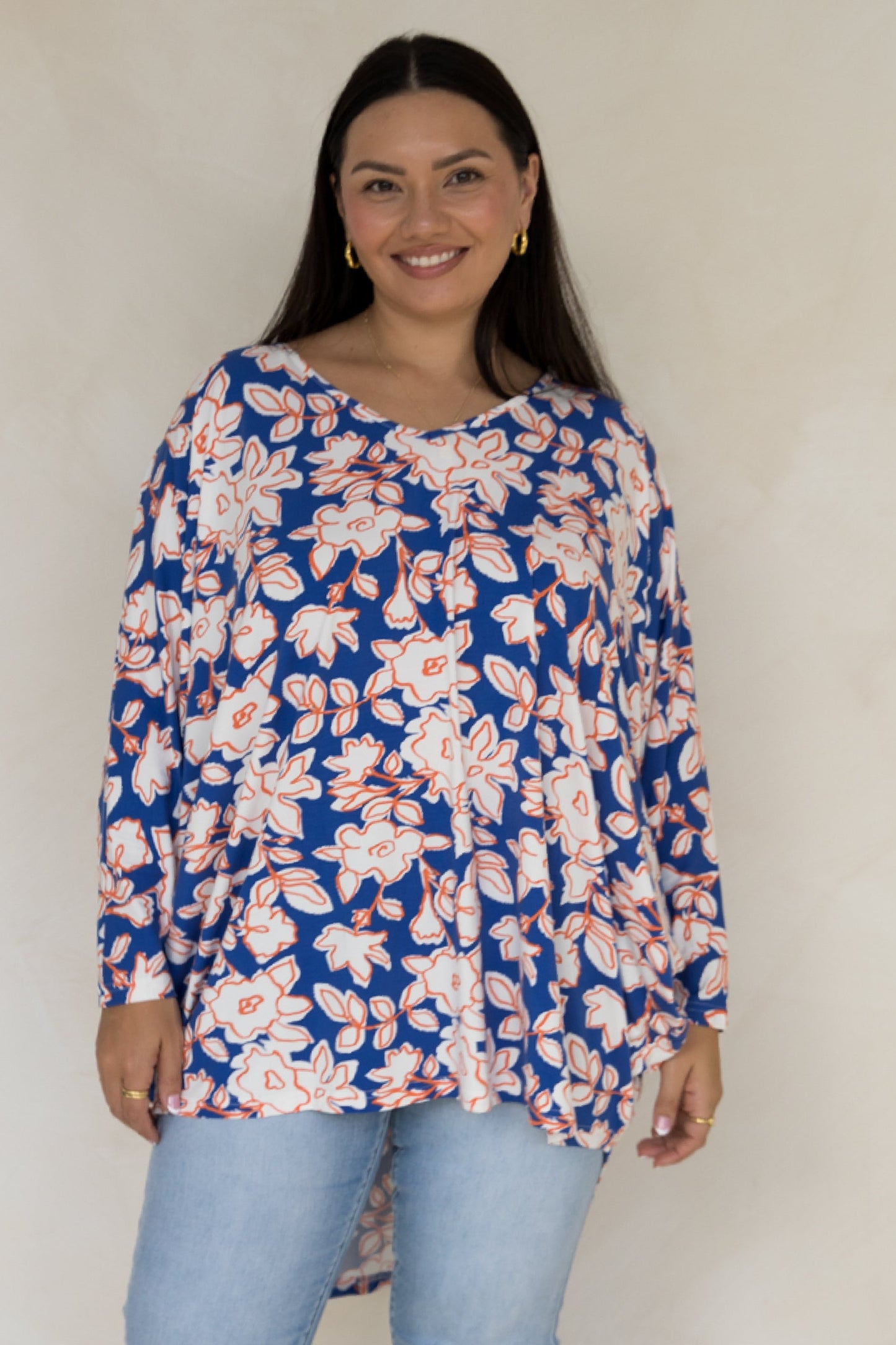 Long Sleeve Hi Low Miracle Top | Lucia | FINAL SALE