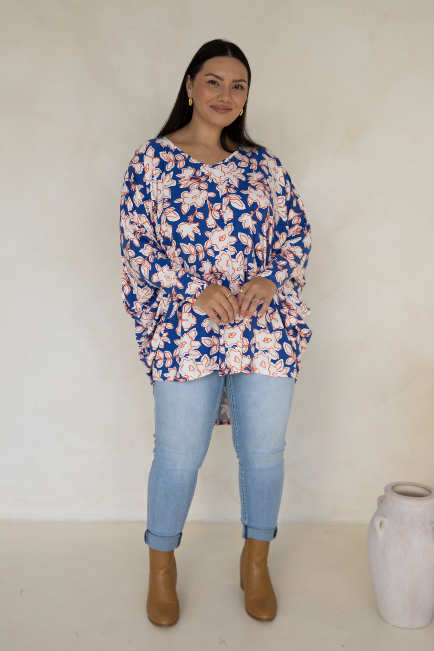 Long Sleeve Hi Low Miracle Top | Lucia | FINAL SALE