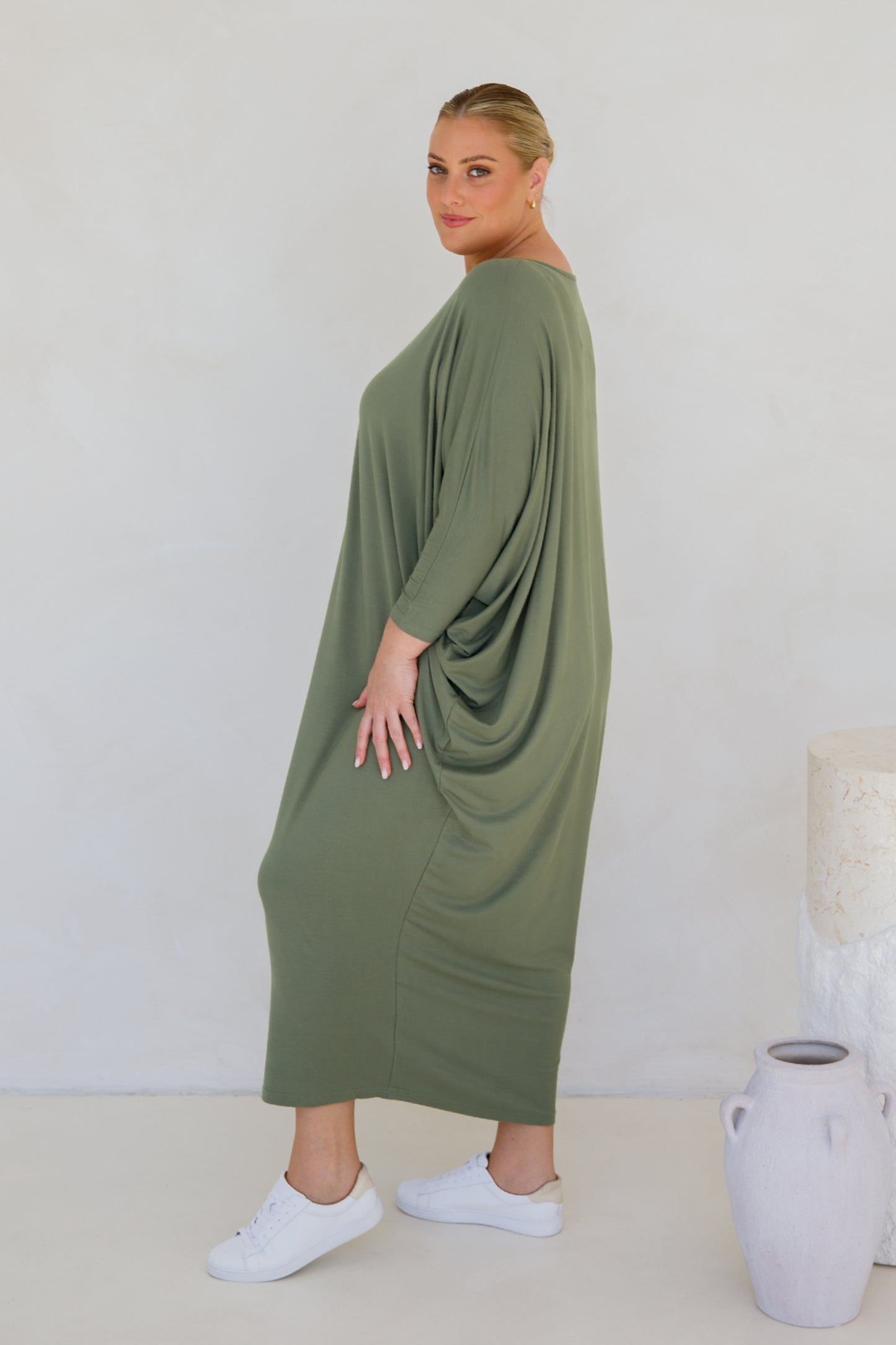Long Sleeve Maxi Miracle Dress | Fern