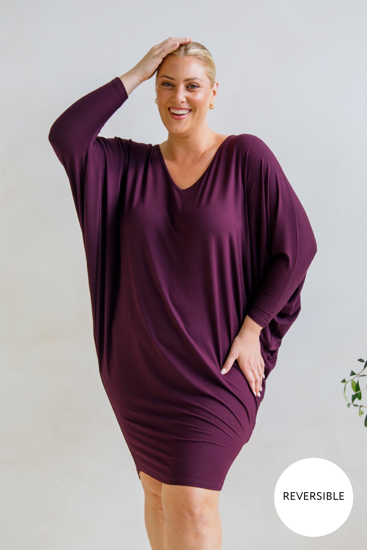 Long Sleeve Miracle Dress | Berry