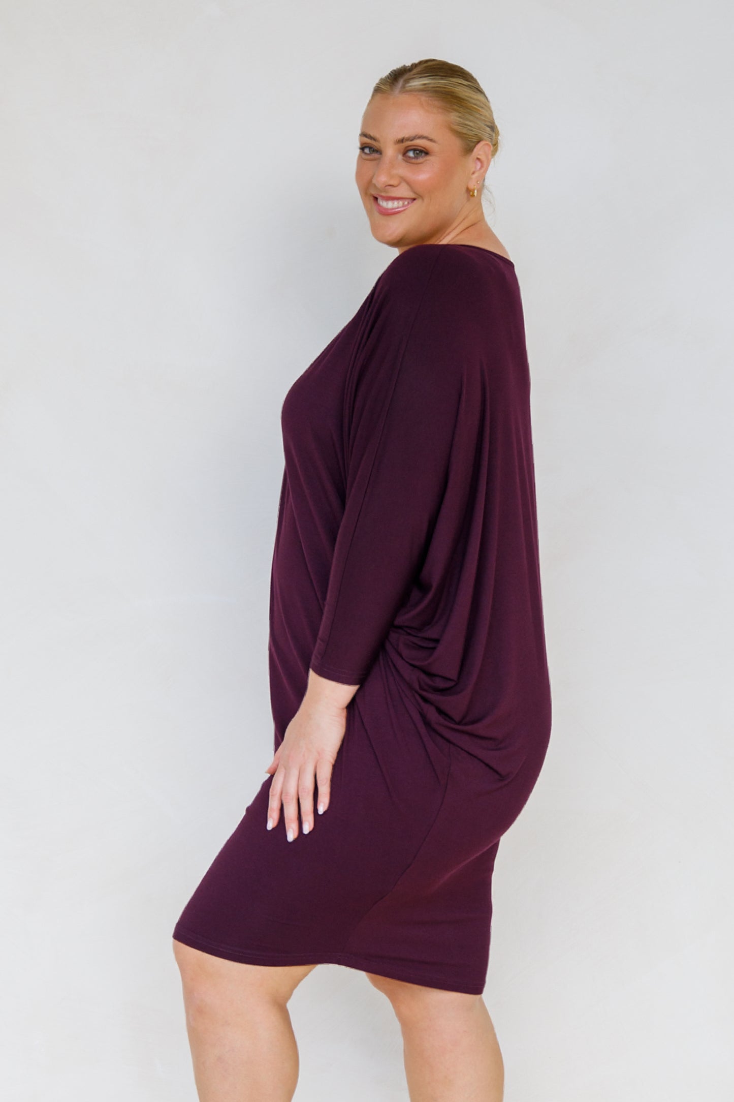Long Sleeve Miracle Dress | Berry