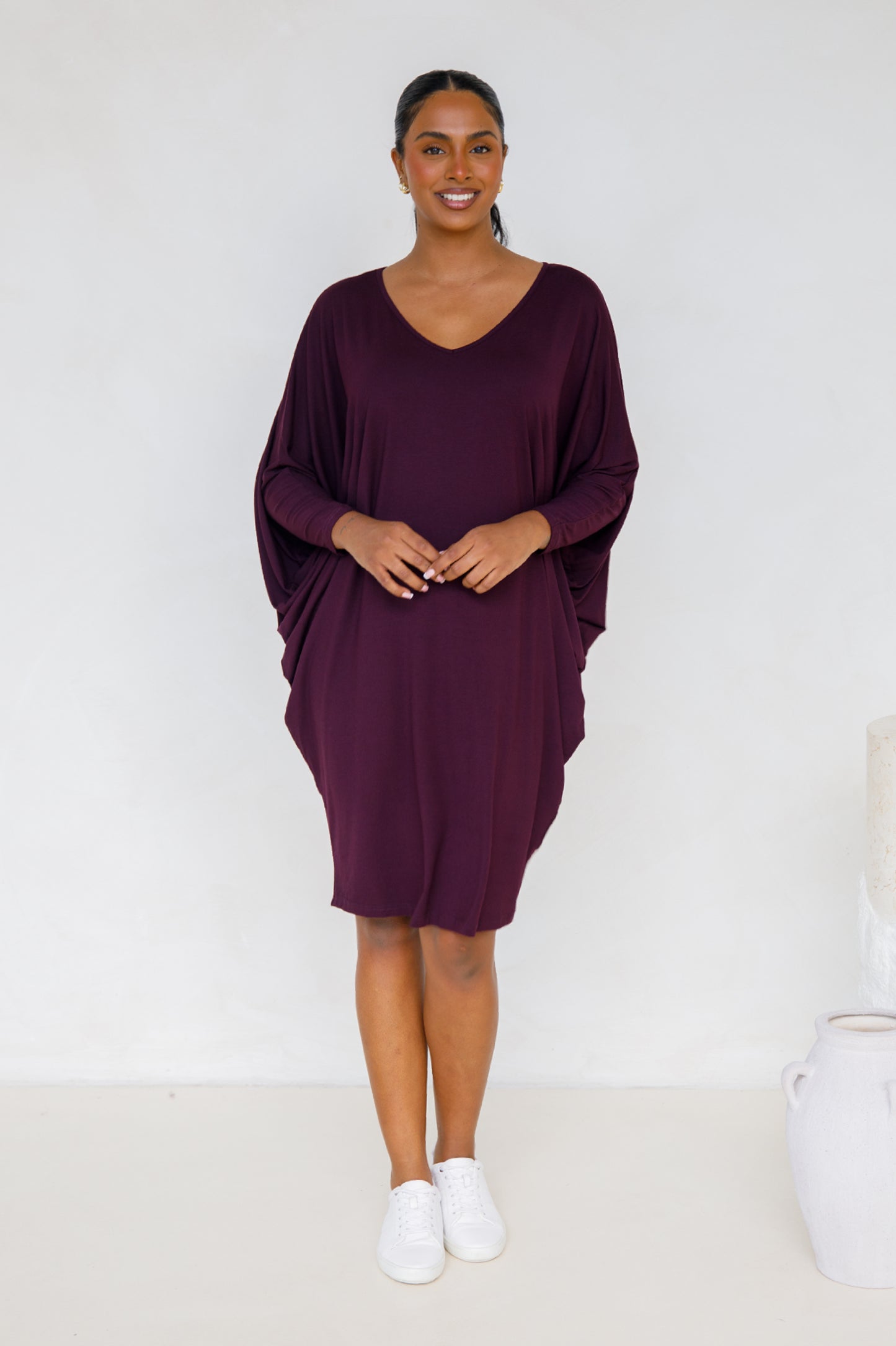 Long Sleeve Miracle Dress | Berry