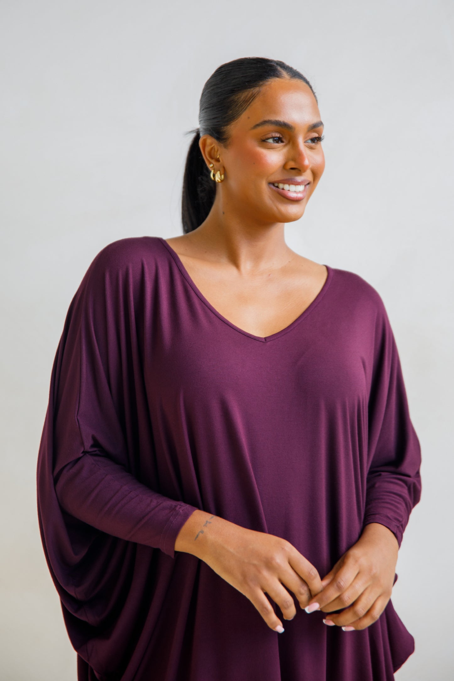 Long Sleeve Miracle Dress | Berry