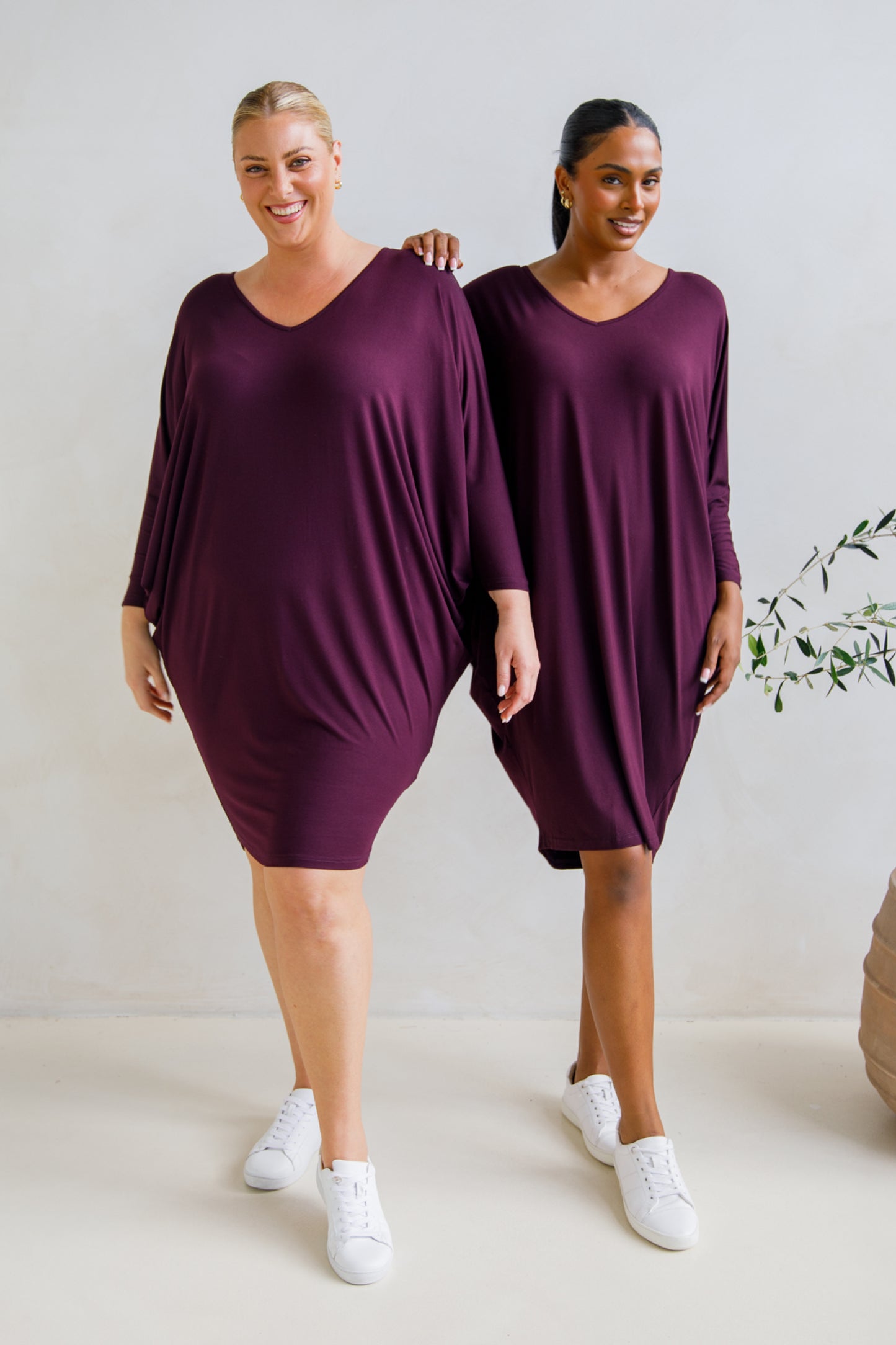 Long Sleeve Miracle Dress | Berry
