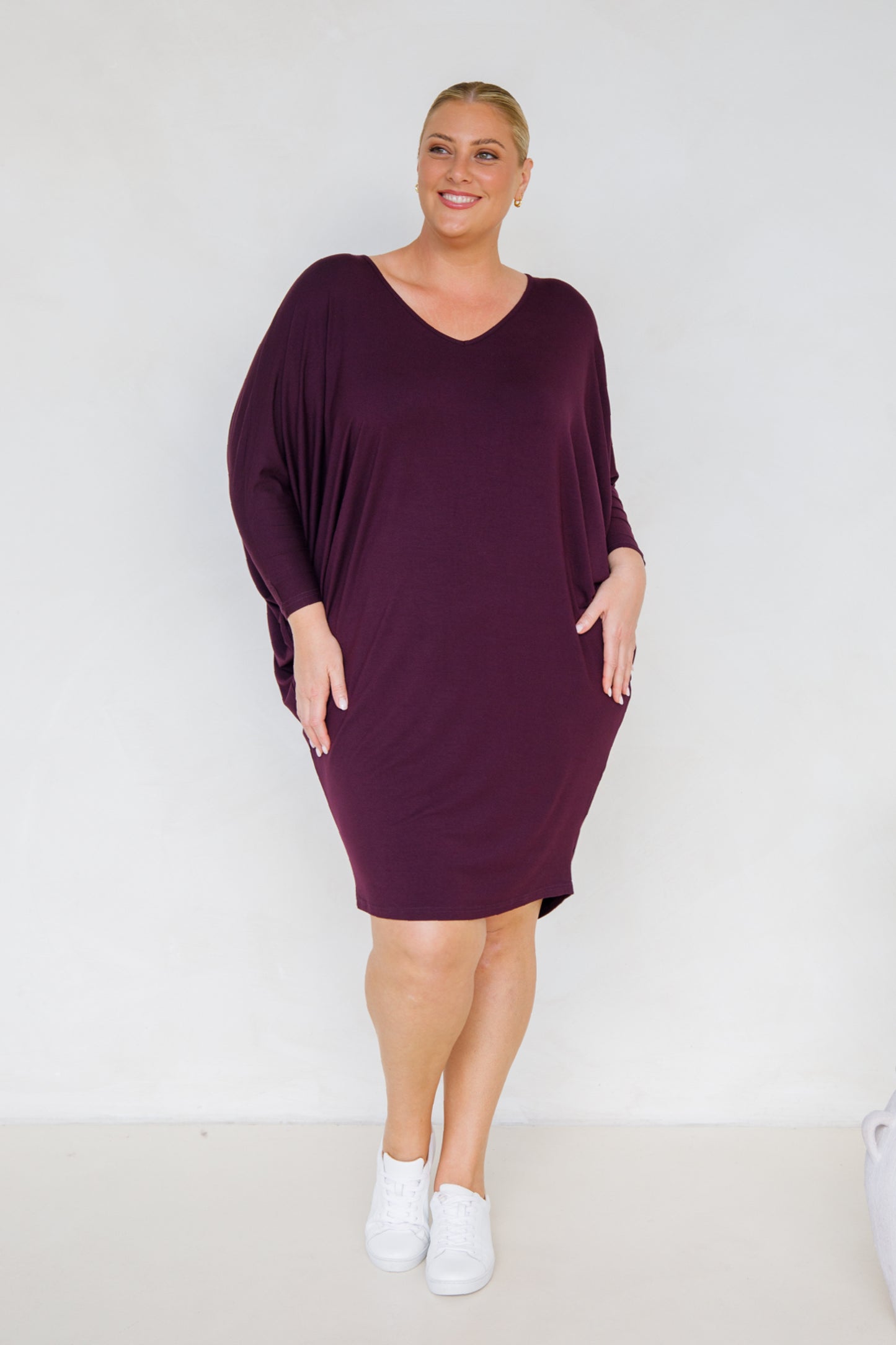 Long Sleeve Miracle Dress | Berry