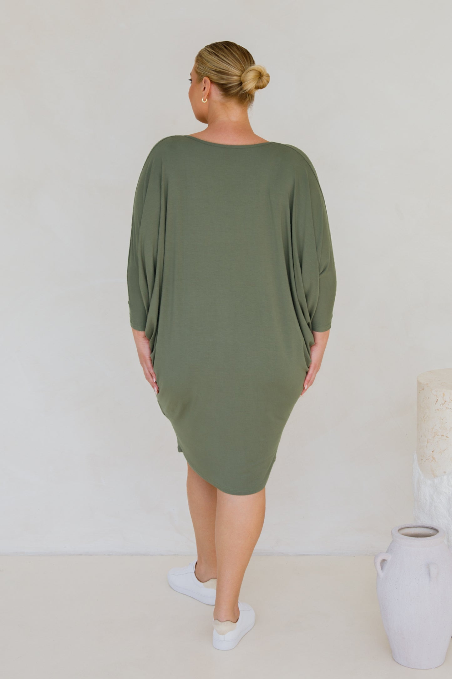 Long Sleeve Miracle Bamboo Dress | Fern