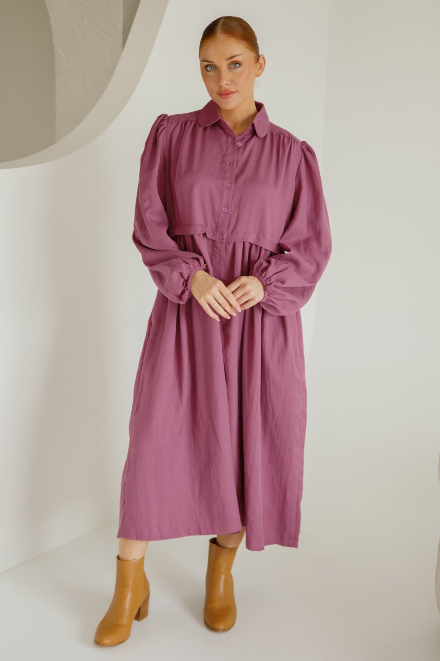 Lyla Dress | Mulberry | FINAL SALE