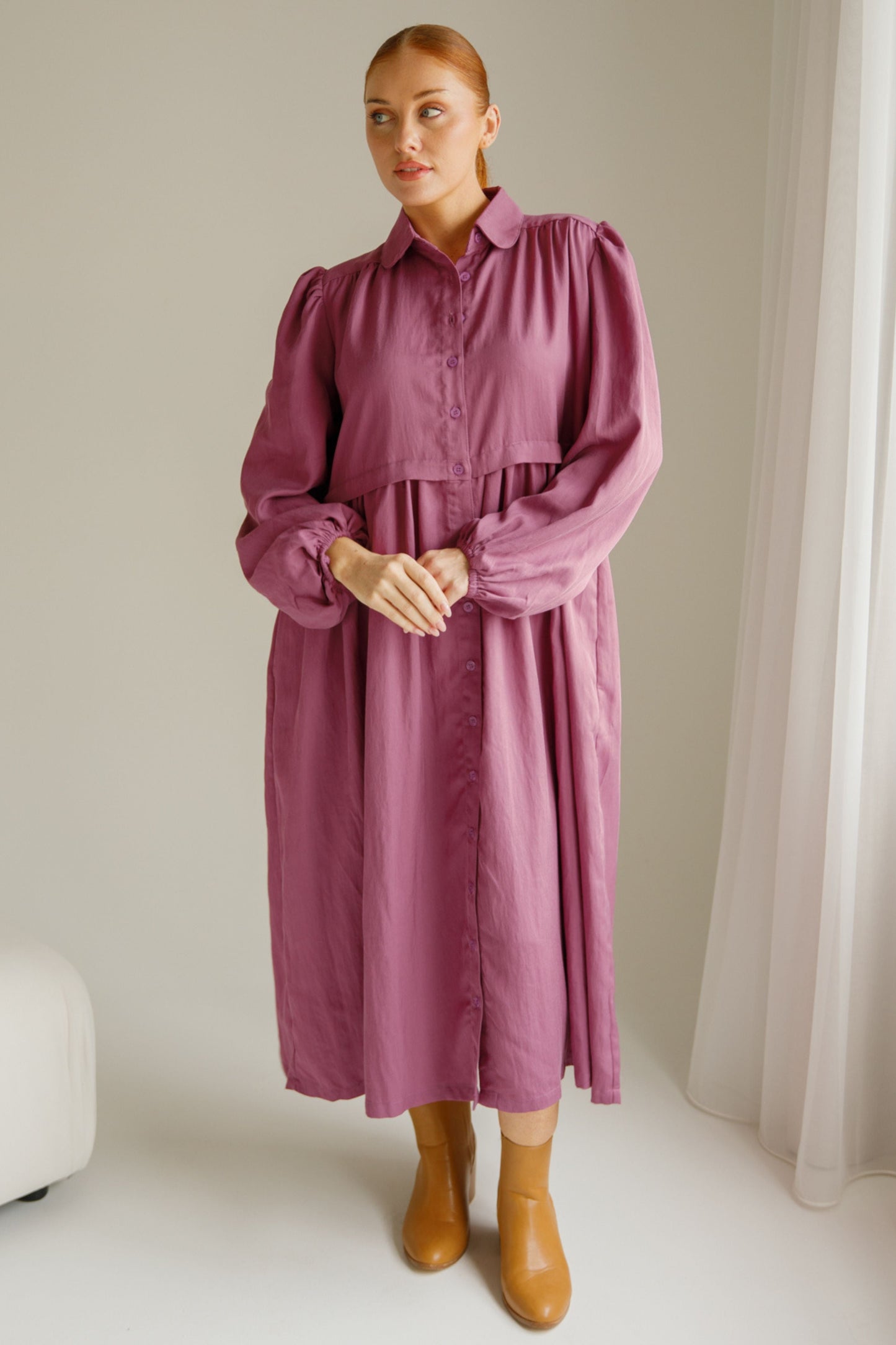 Lyla Dress | Mulberry | FINAL SALE