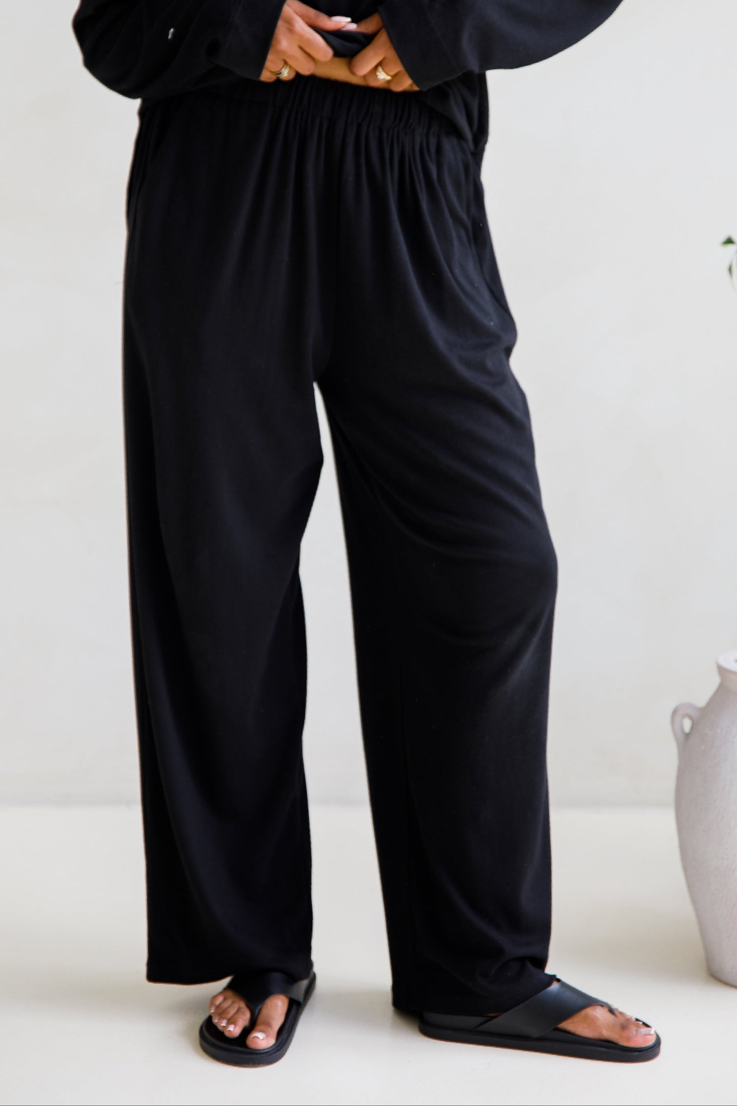 Gigi Lounge Pant | Black