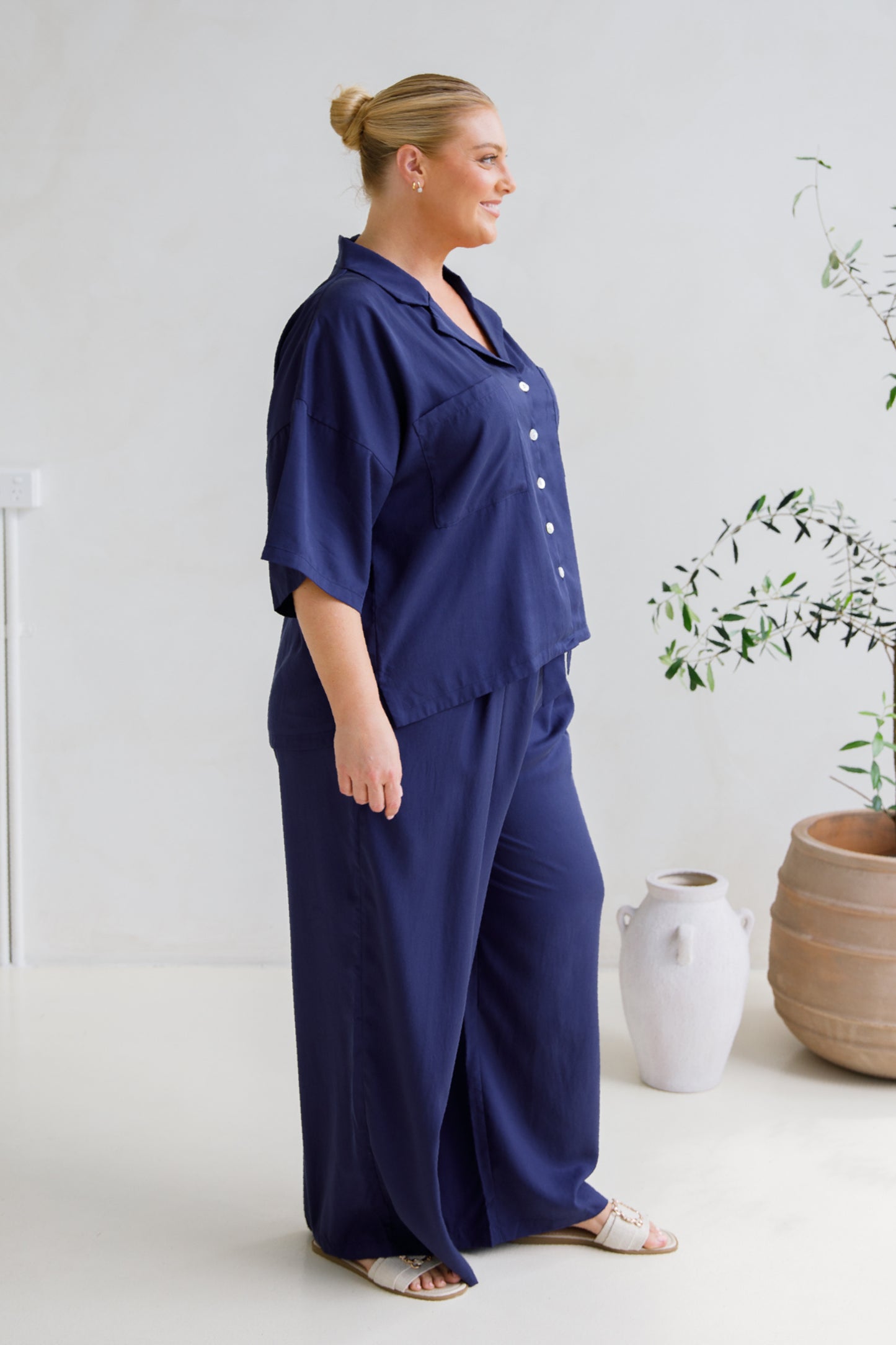 Klara Pant | Navy | FINAL SALE