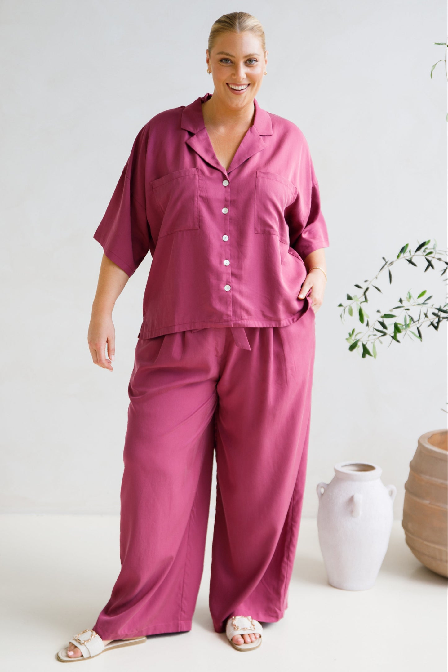 Lulu Top | Rosewood | FINAL SALE