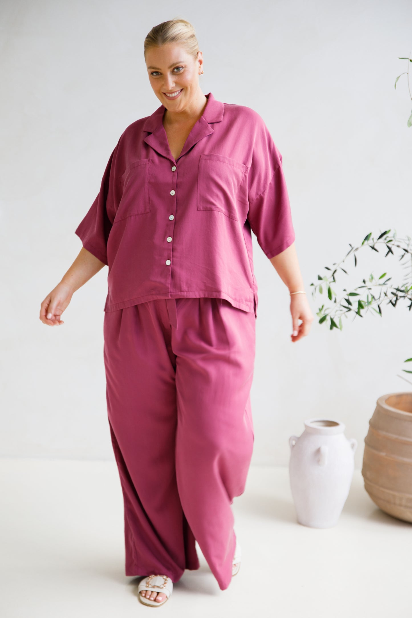 Lulu Top | Rosewood | FINAL SALE
