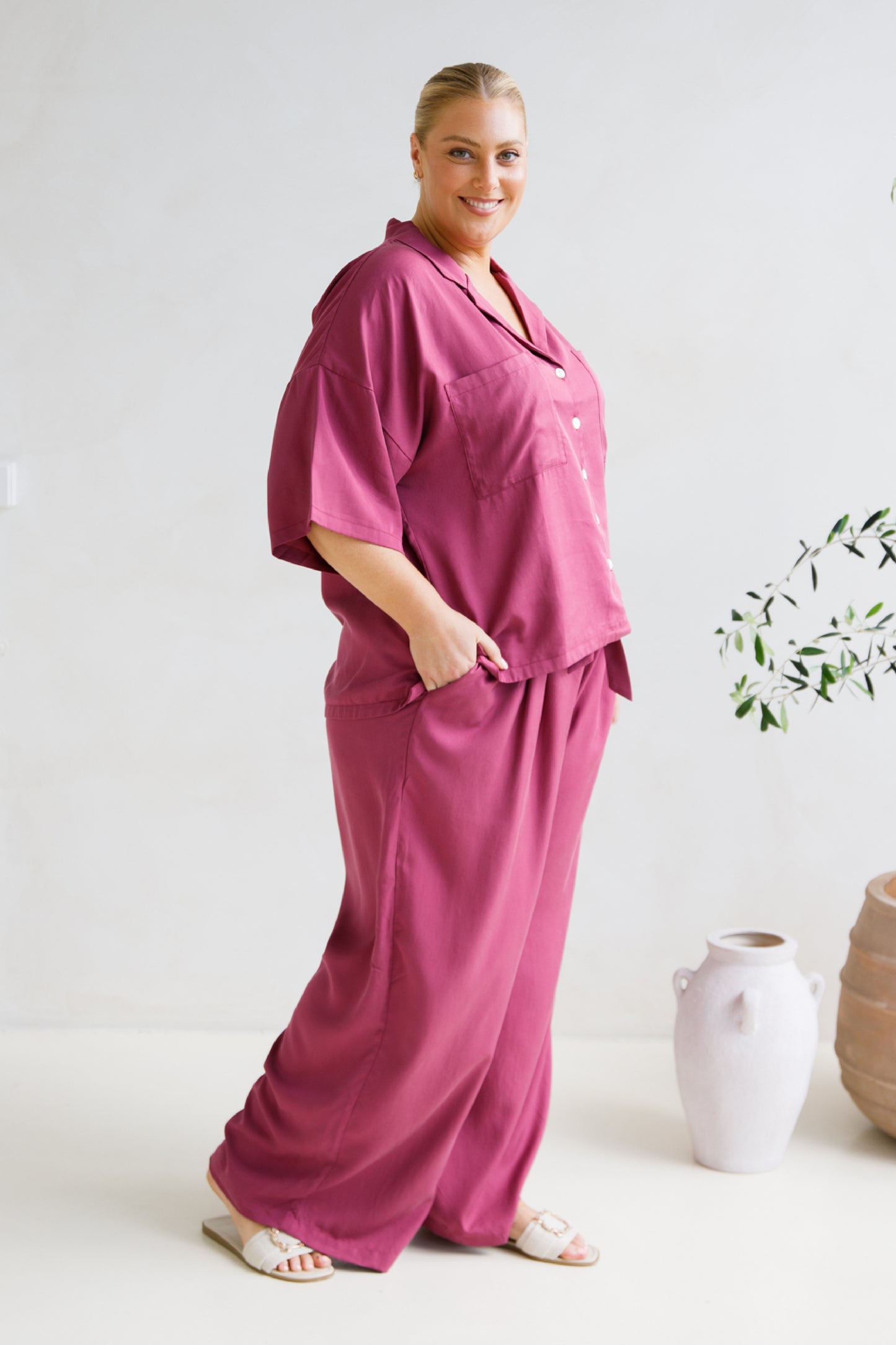 Lulu Top | Rosewood | FINAL SALE